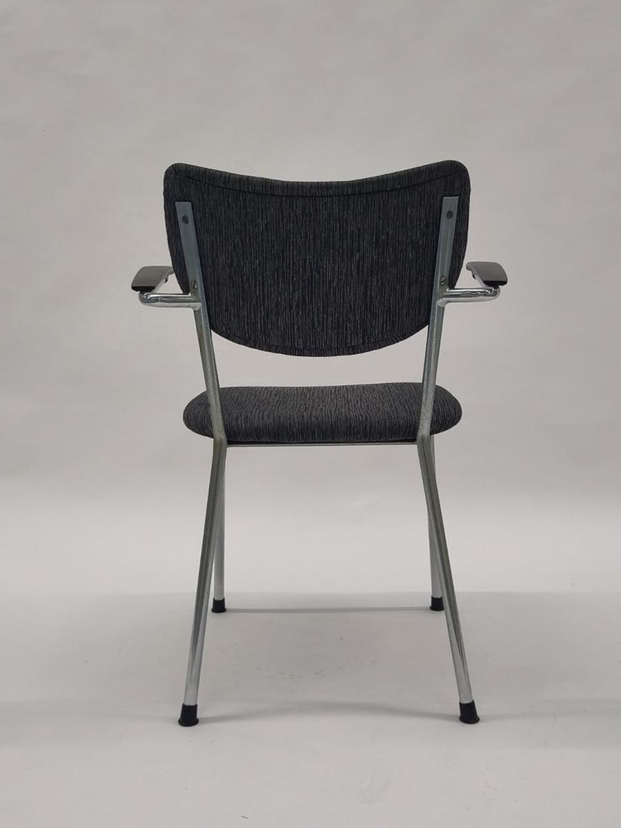 Vintage Buisframe Stoel Gispen De Wit 3211 Eetkamerstoel image 6