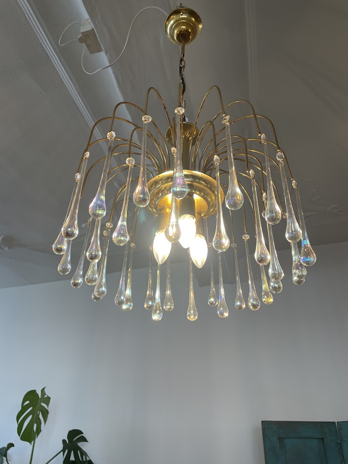 Paolo Venini – Teardrop Chandelier image 7