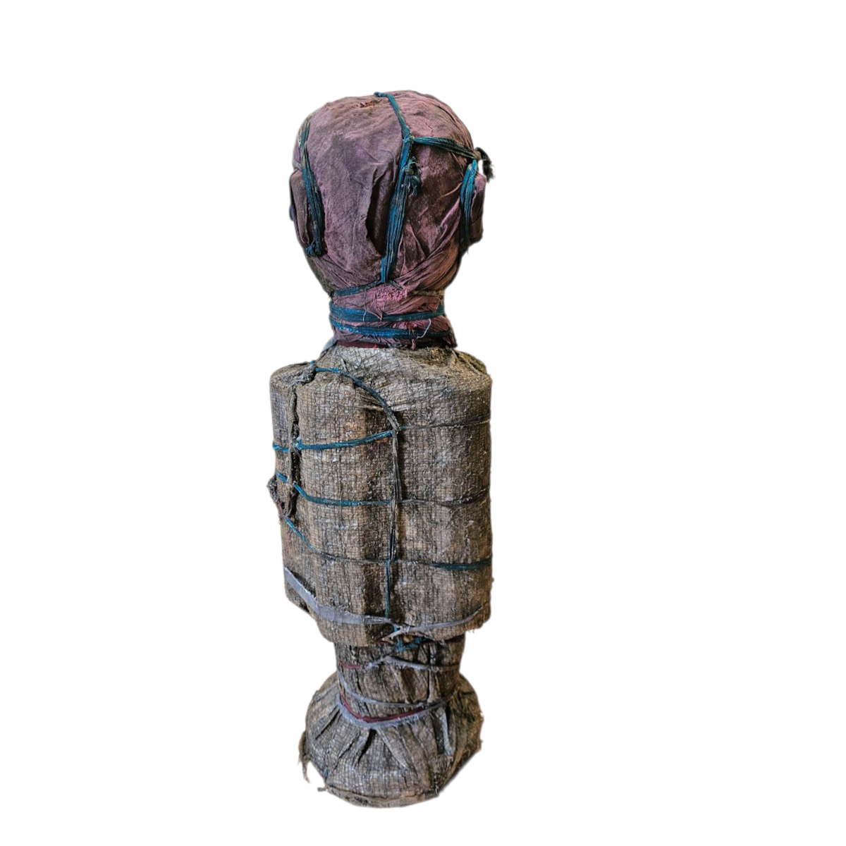 African Sculpture / Multi Material Figure / Height 65 Cm / 1970s image 11