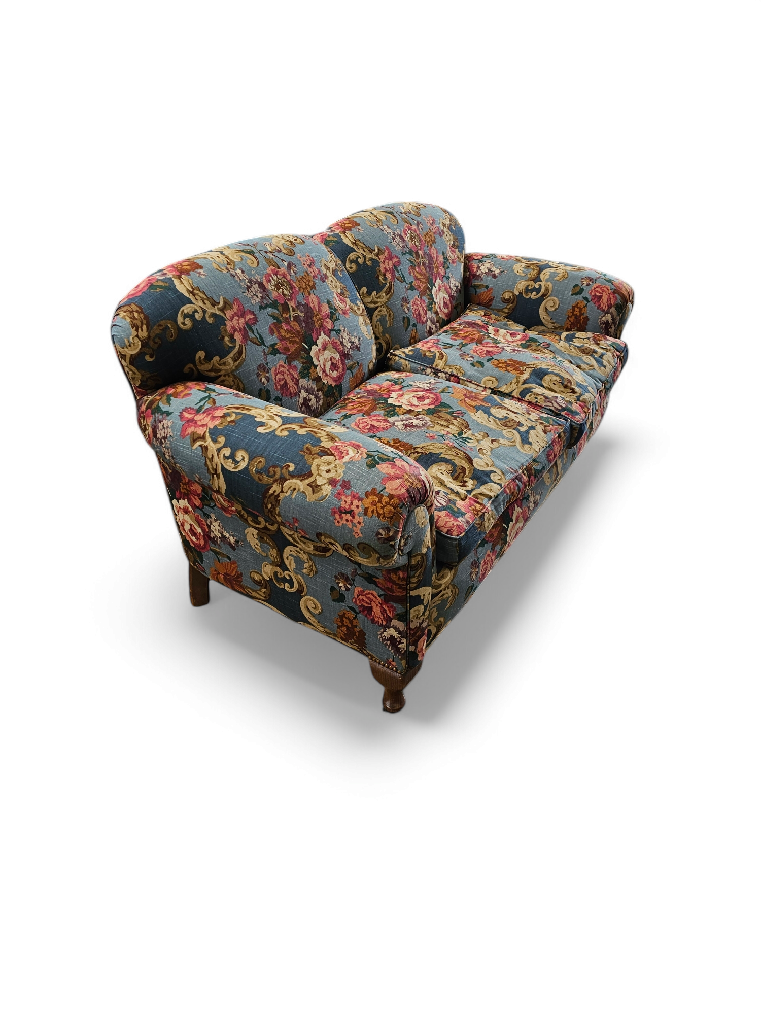 " Howard & Sons " Floral Sofa Stunning Condition Weighty Sofa 100 Kg Flora Sofa image 8