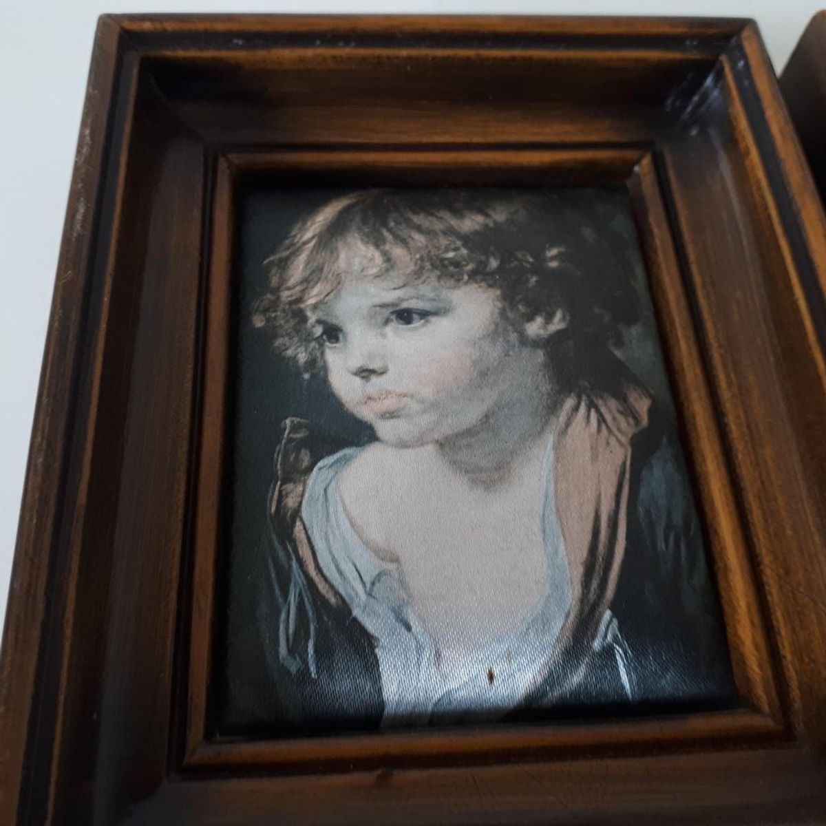 * 2 Retro Schilderijtjes Met Bekende Prentjes Op Zijde image 4