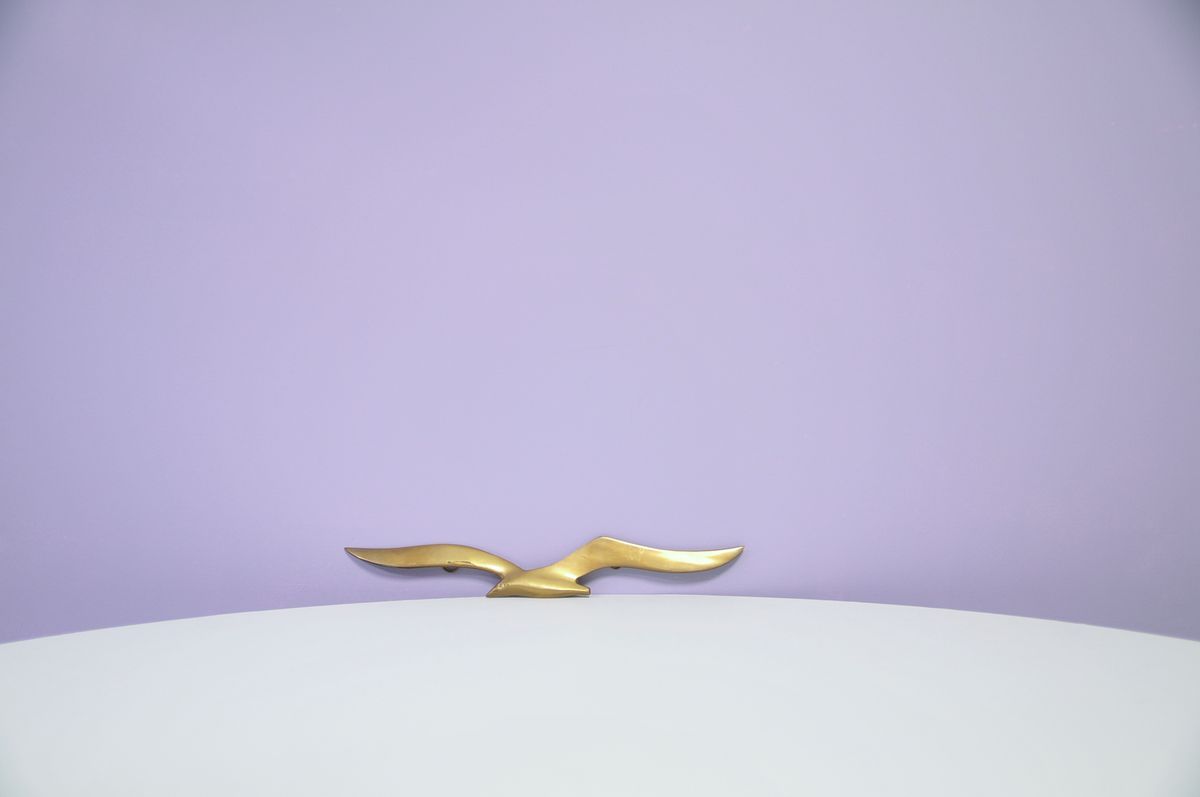 Set X3 Bronzen Gouden Wandvogels image 5