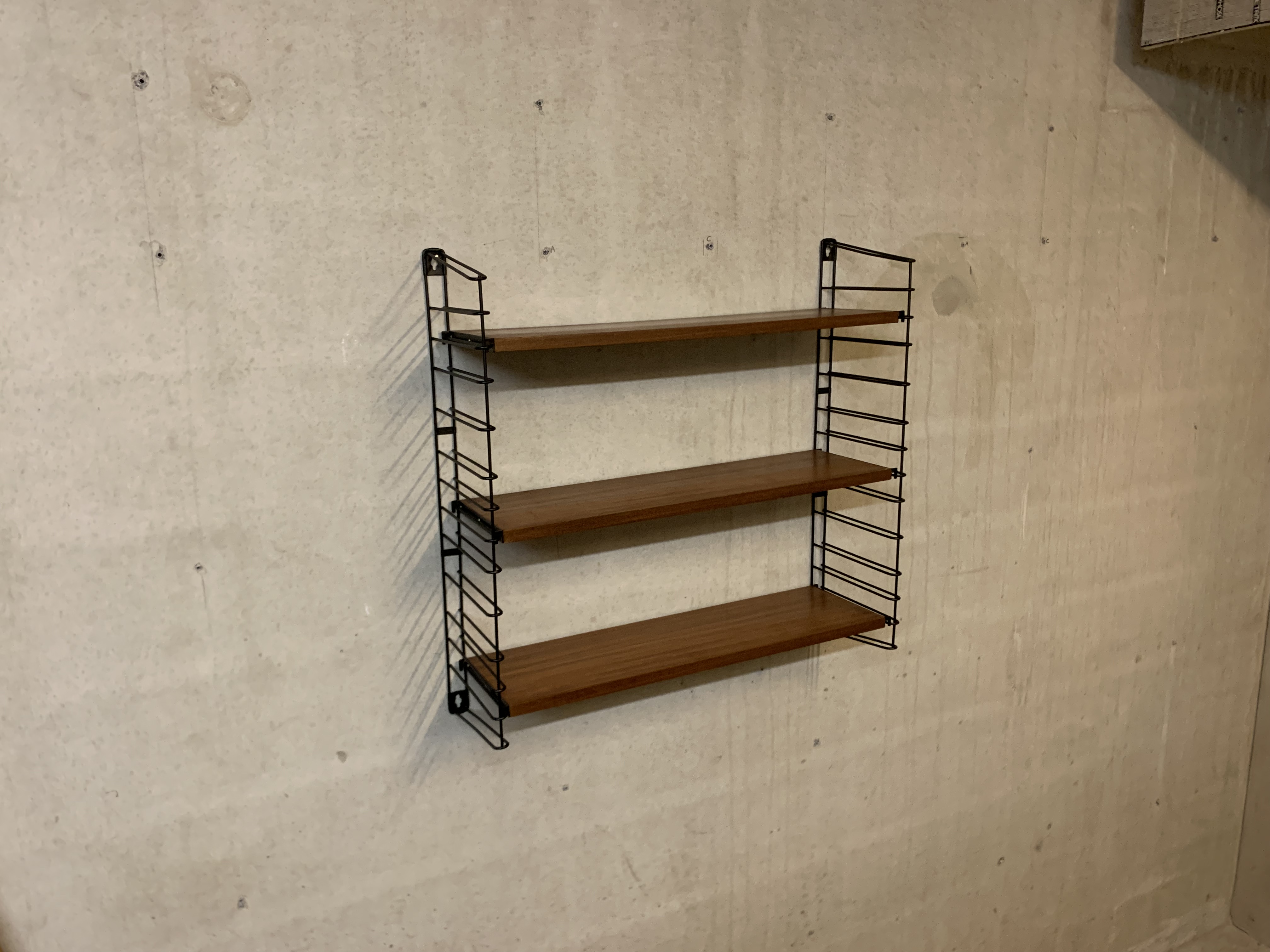 Tomado Wandrek Metaal En Teak Jaren 60. image 4