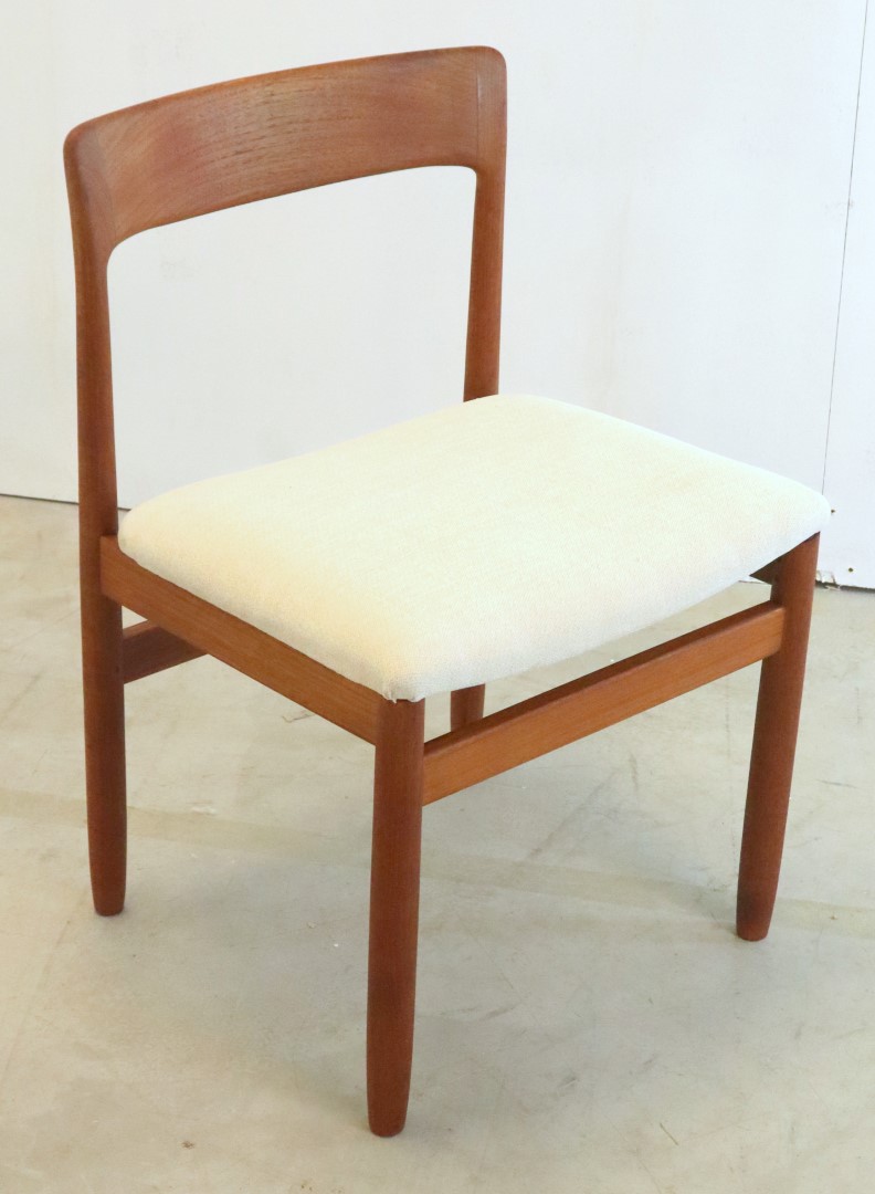Set 6 A. Younger Stoelen Eetkamerstoelen Vintage Reupholstered image 3