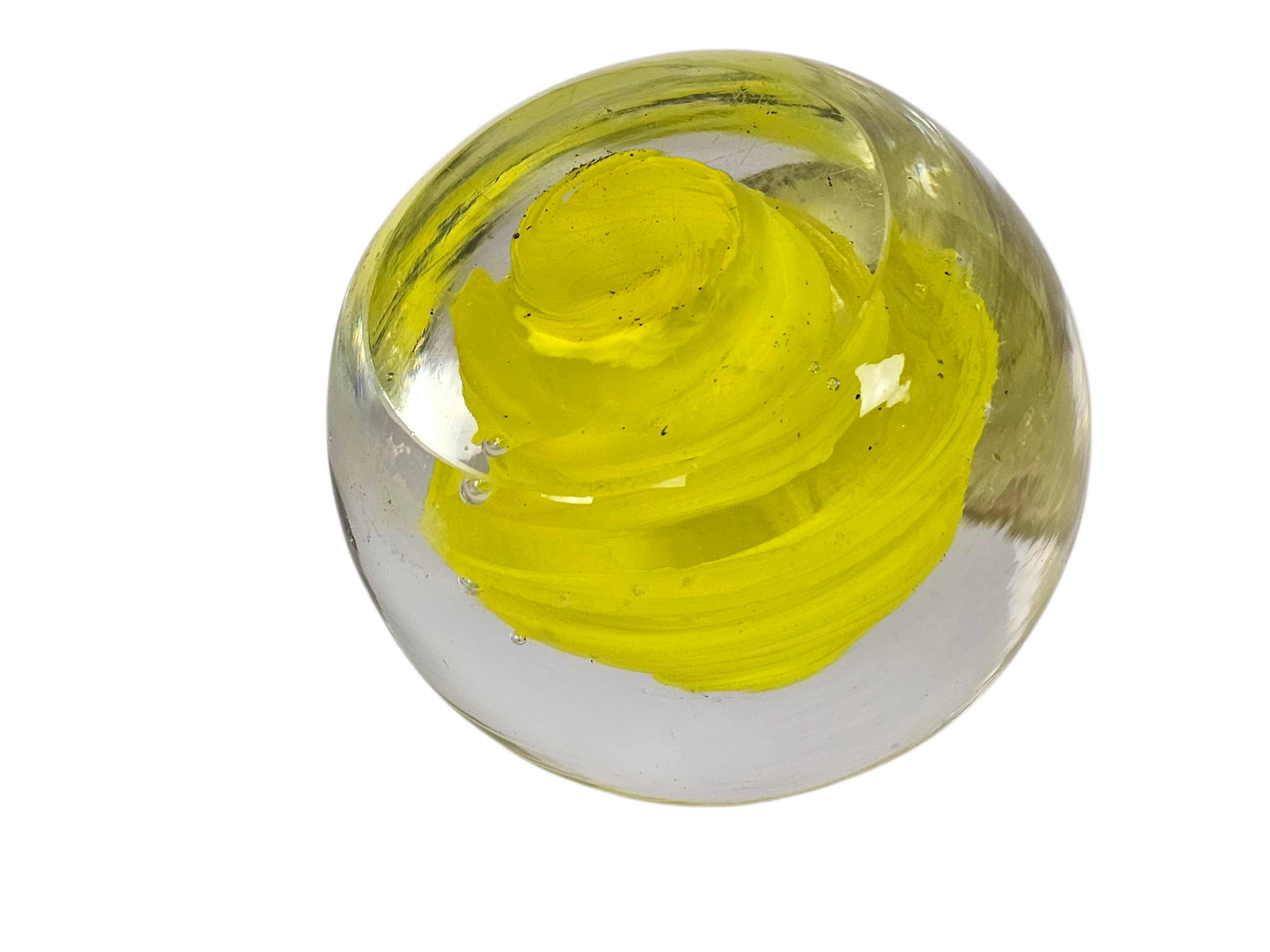 Bohemian - Paperweight - Kristal - Glas - 3e Kwart 20e Eeuw image 4