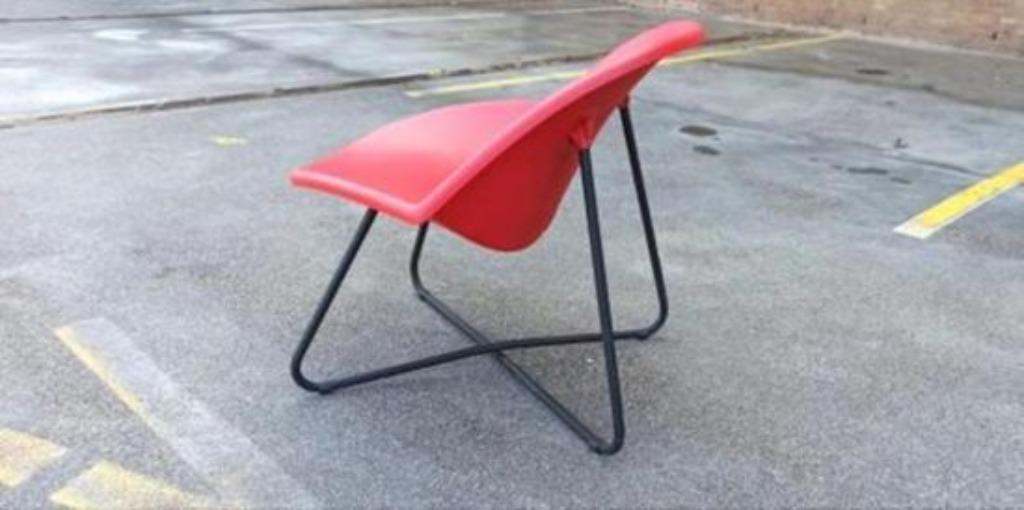 Vintage Ikea Lips Stoel, Fauteuil, Niels Gammelgaard image 3