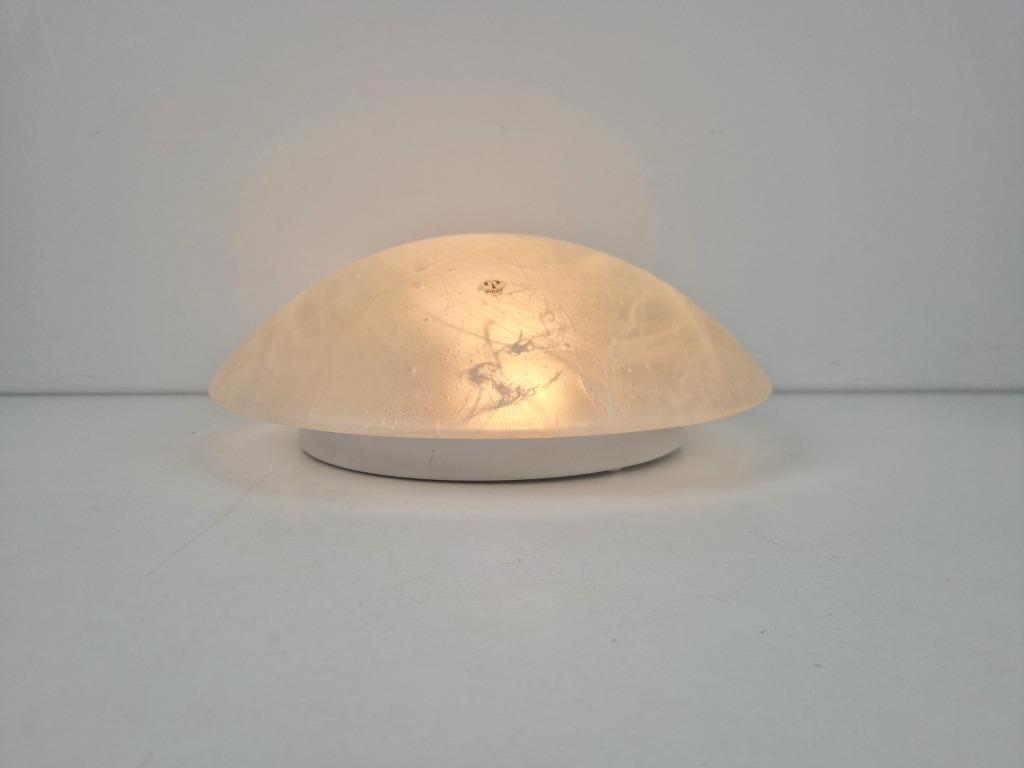 Vintage Peill & Putzler Plafondlamp Frosted Glas Lamp '60 image 3