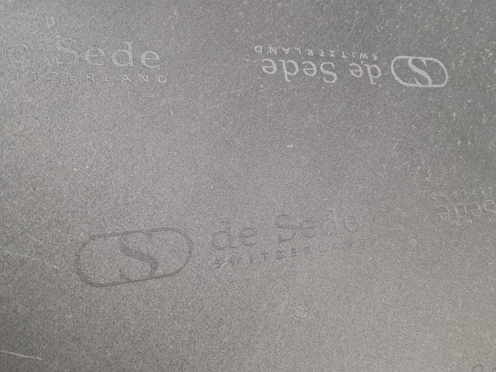 De Sede Ds17 - 2 Zits Bank - Nieuwstaat - Blauw - Stof image 6