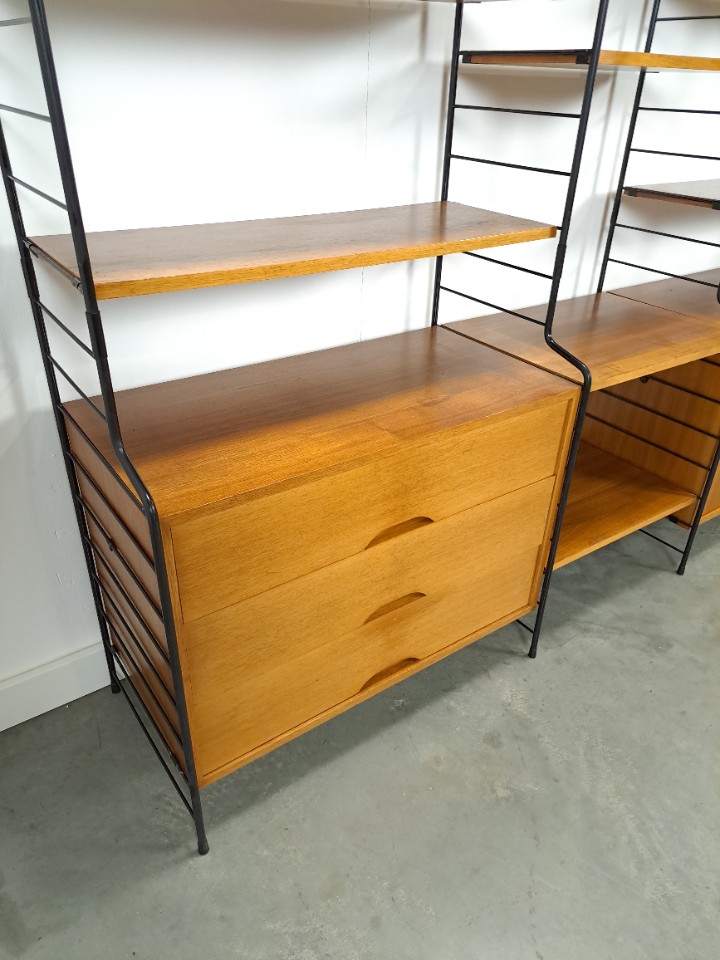 Teak Whb String Modulair Vrijstaand Lp Wandsysteem image 5