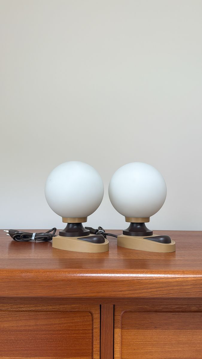Vintage Set Lampjes Van Kremer Leuchten image 2