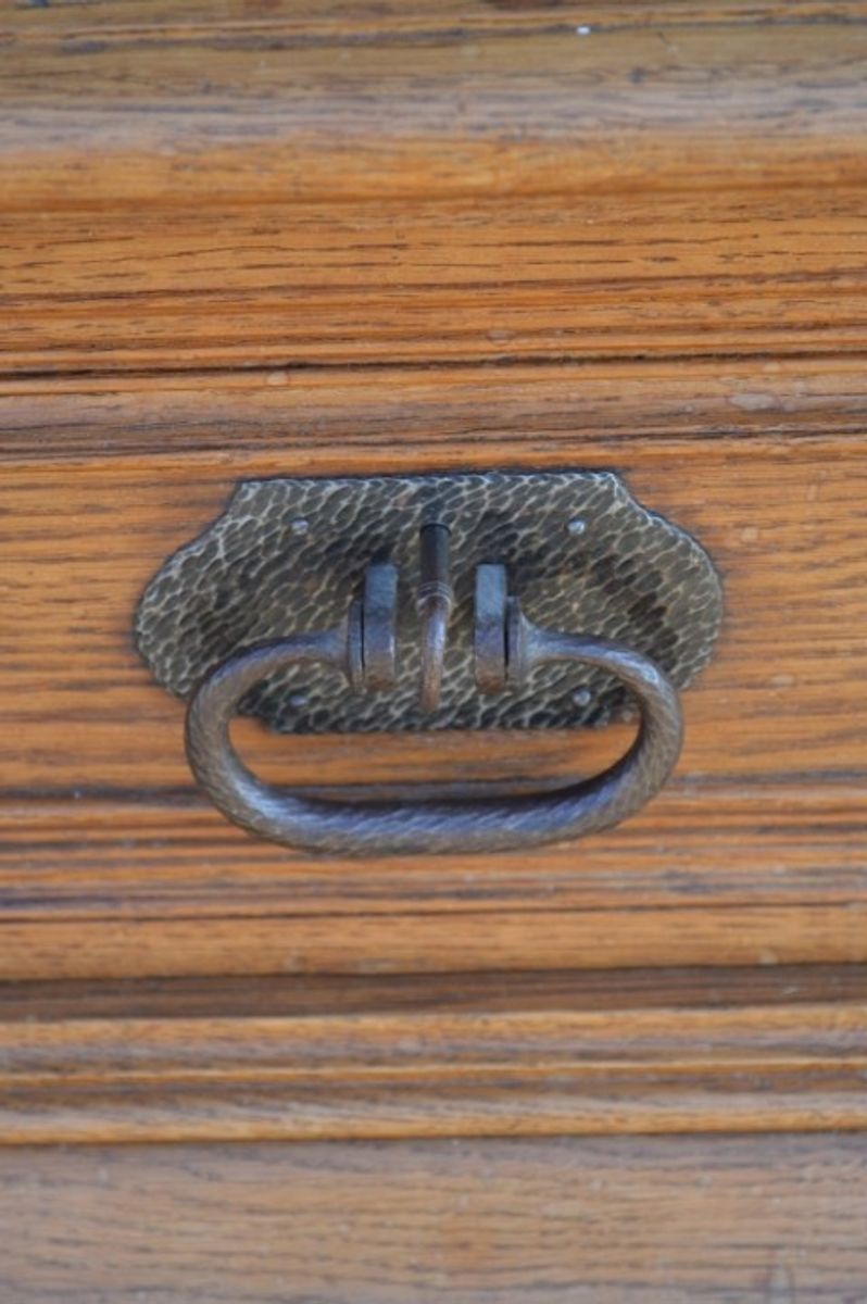 Robuuste Kast Grenen / Eiken 3 Delig image 3