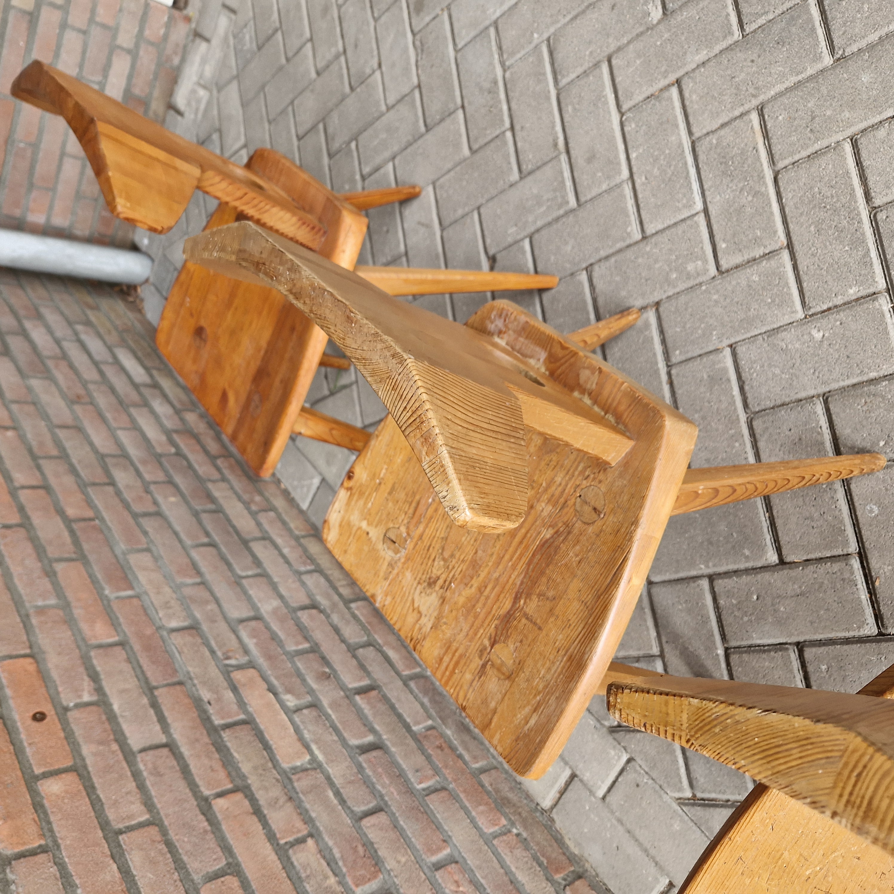 Jacob Kielland Brandt Set Van 3 Vintage Stoelen image 12