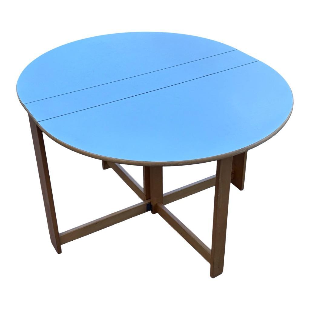 Vintage Ronde Scandinavische Opklapbare Eettafel Design image 21