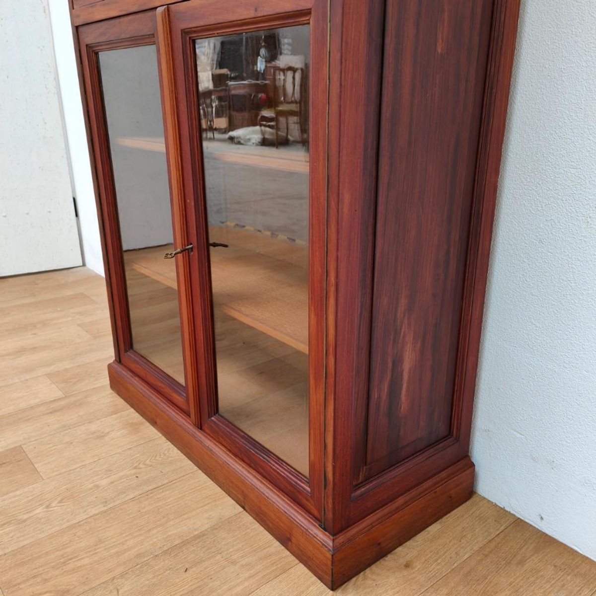 Antieke Ladekast Notariskast Buffetkast Boekenkast Vitrine image 7