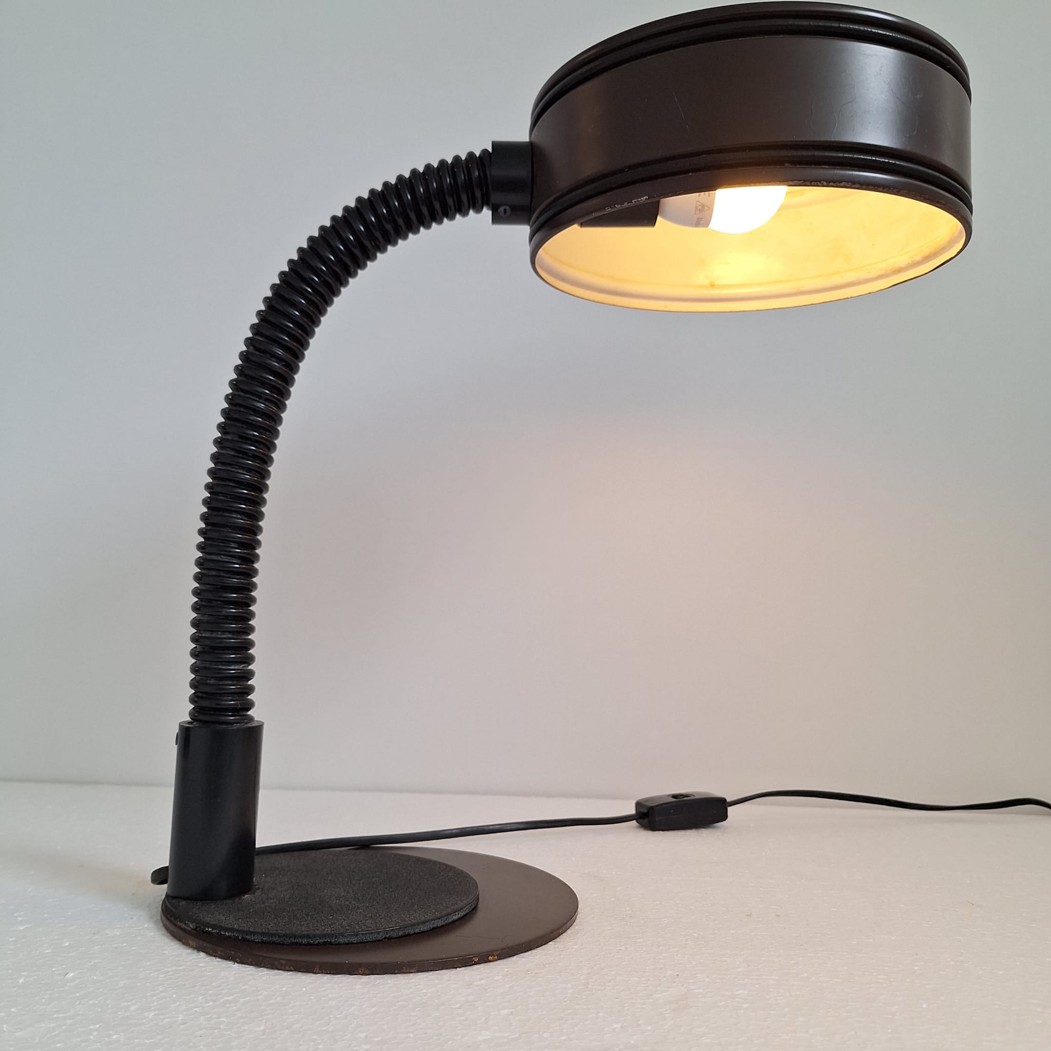 Vintage Belgian Swan-neck Desk Lamp By Massive Lighting image 11