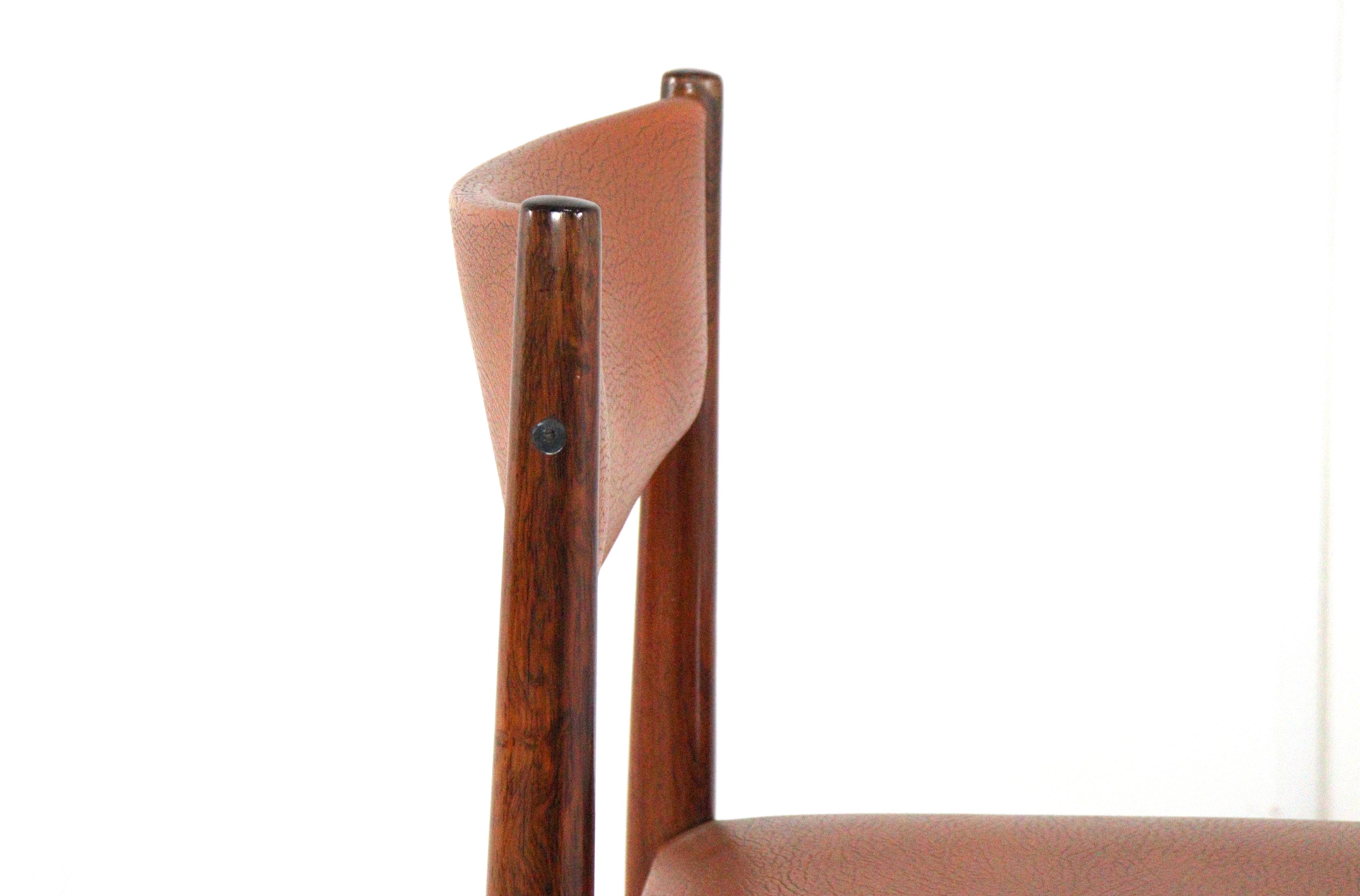 Set 6 Palissander Eetkamerstoelen Stoelen Vintage 'cellemuiden' image 11