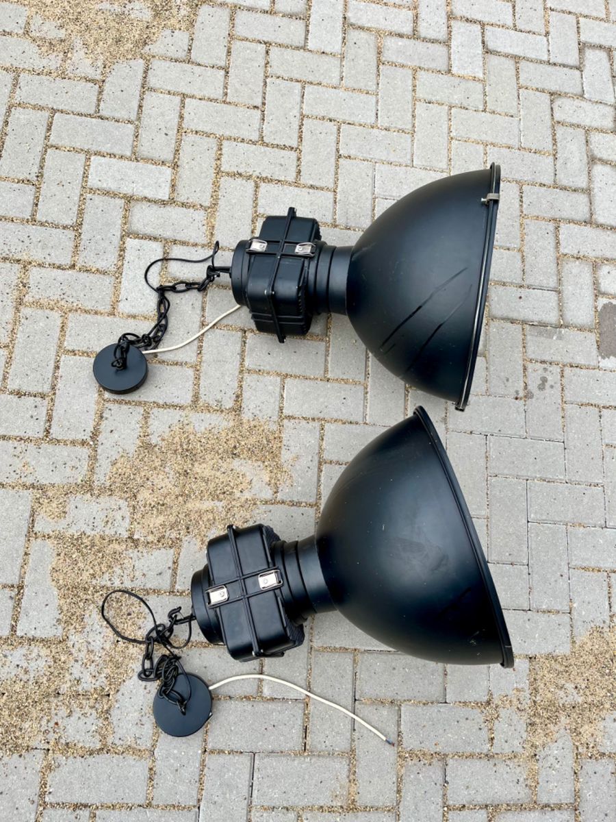 2x Grote Zware Industriële Lamp image 2