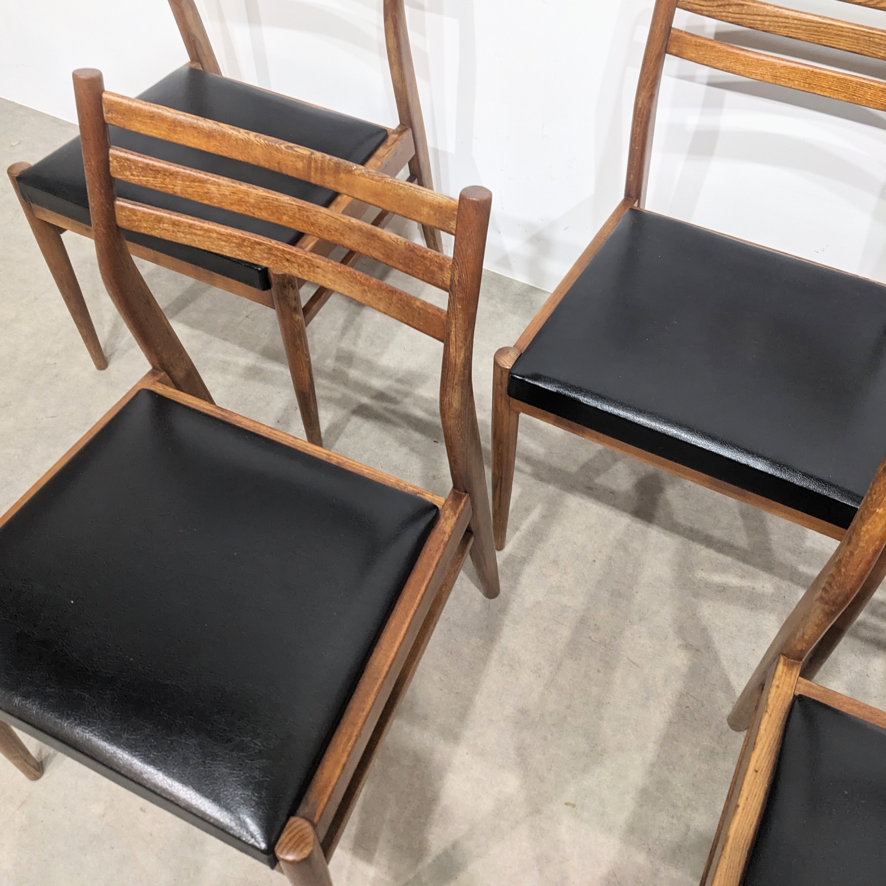 Six Elegant Vintage Scandinavian Chairs image 6