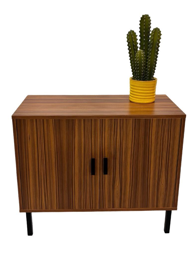 Vintage Kastje Compact Plak Fineer Jaren 70 Design image 23