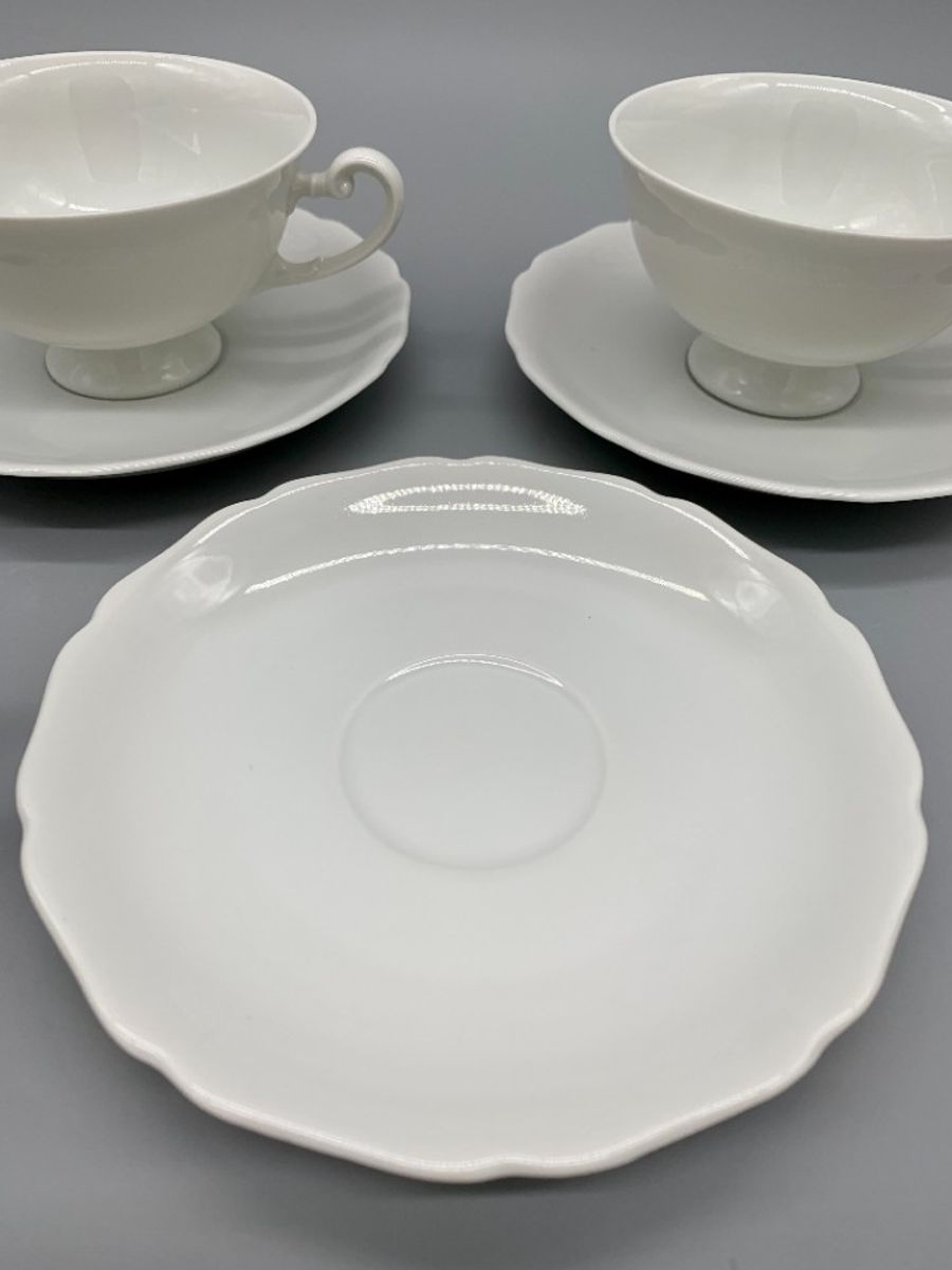 Set Hutschenreuther Theekopjes En Schotels Wit 6 Delig image 3