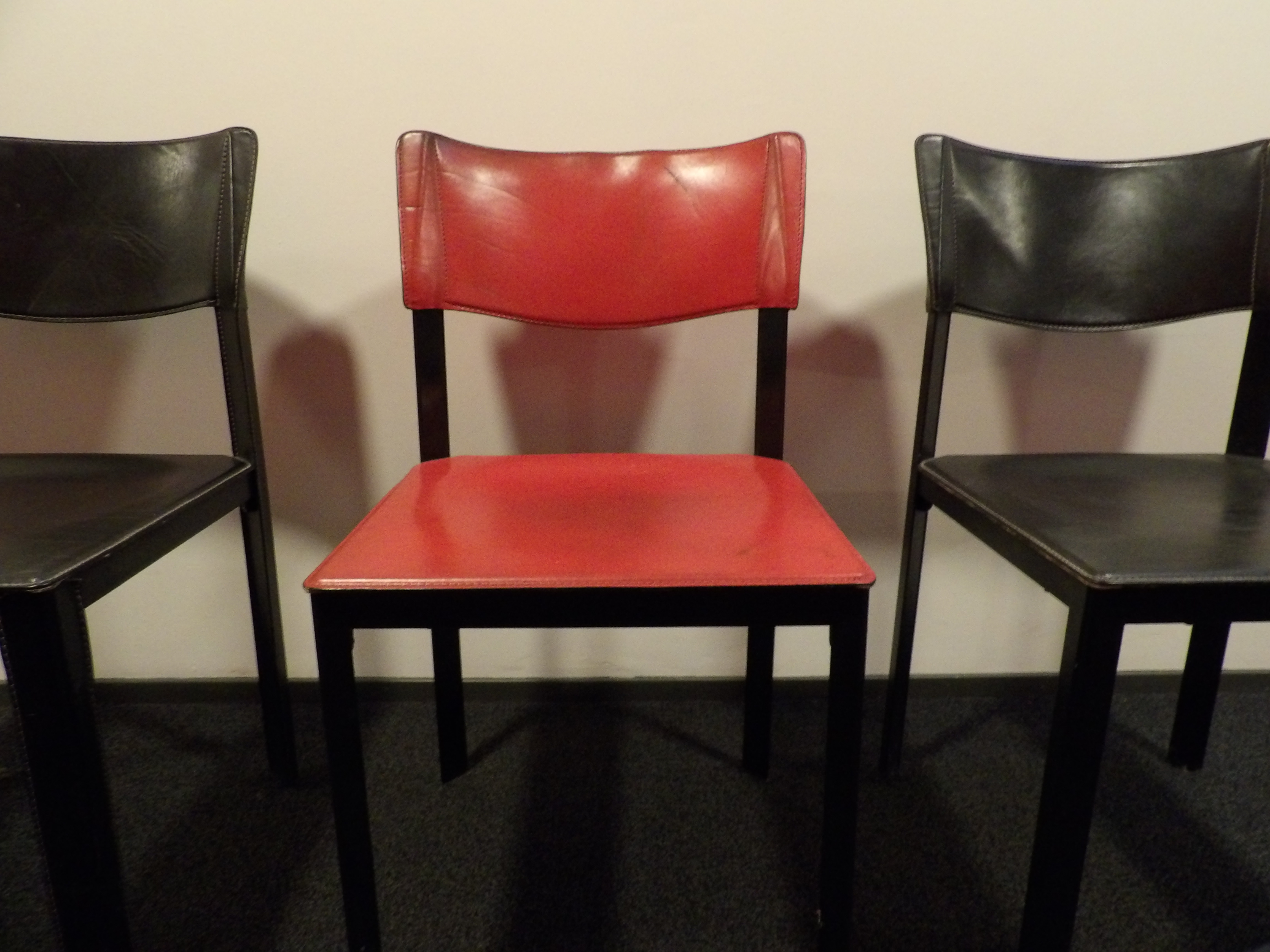 3 Enrico Pellizonni Eetkamer Stoelen Model Alex In Goede Staat image 4