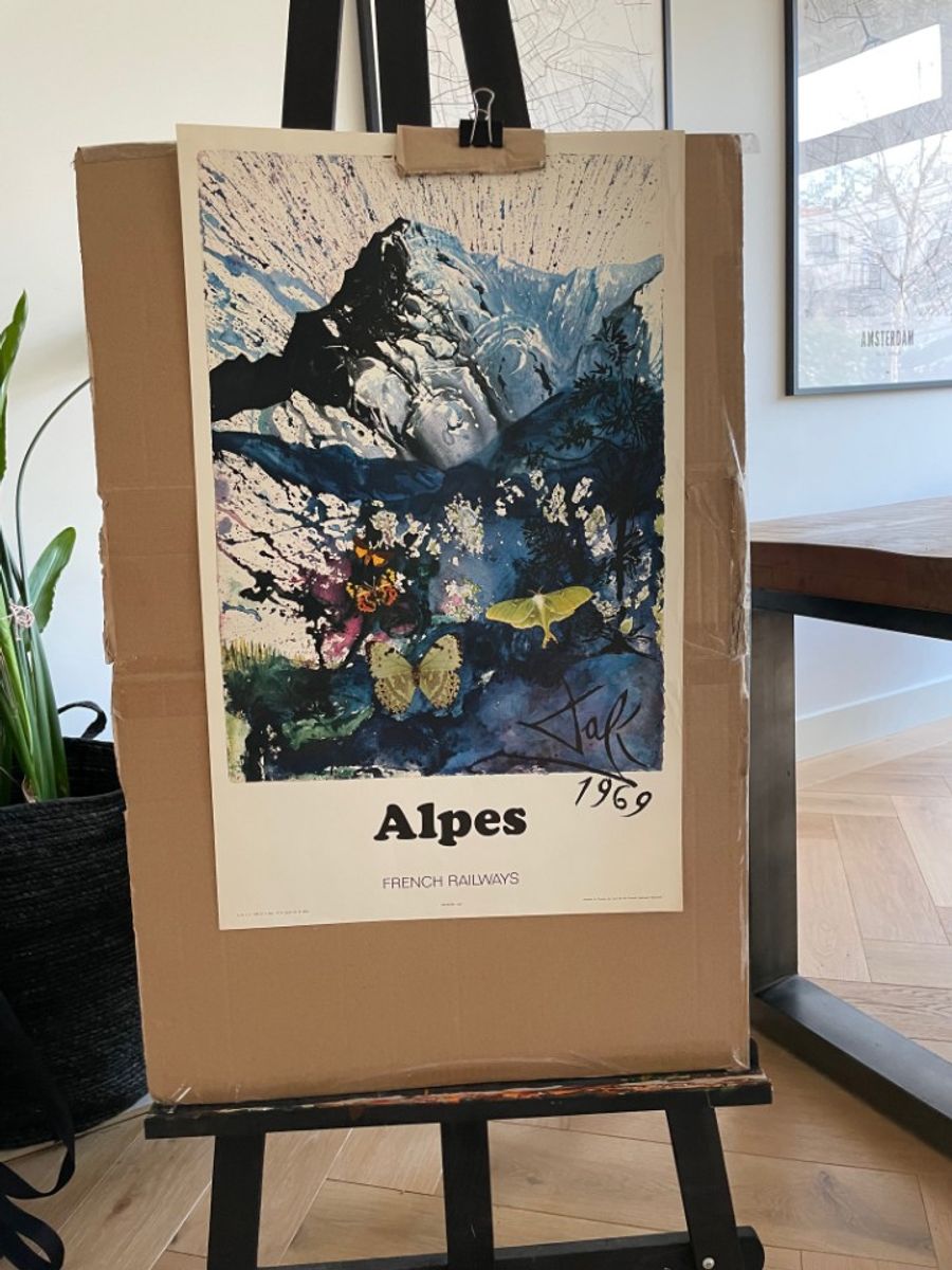 Salvador Dali (1904-1989), Chemins De Fer Francais (alpes), 1969 image 7