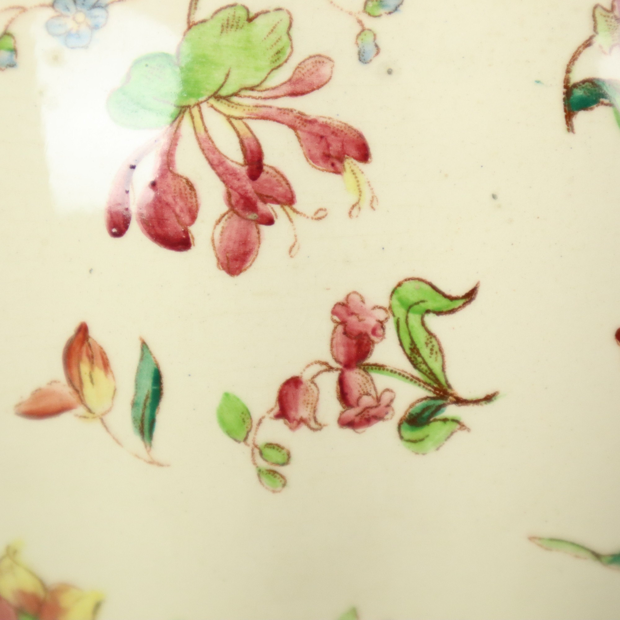 Grote Polychrome Bloempot Cache Pot Longchamp Frankrijk 36cm image 11