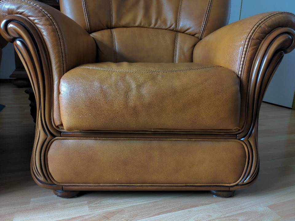 Klassiek Leren Bankstel (3-zits + Fauteuil) image 8