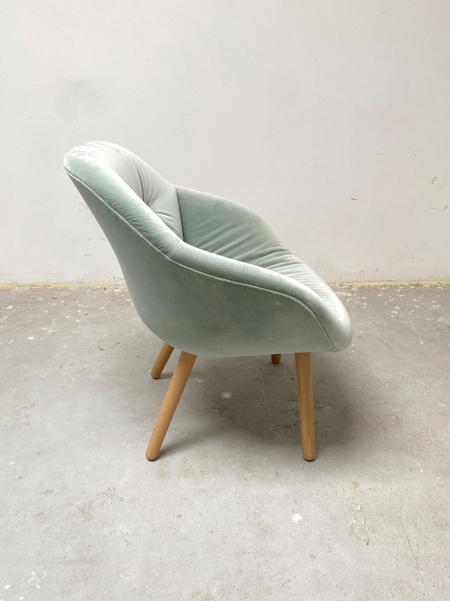 HAY About A Lounge Chair High /soft Aal92 Fauteuil,onderstel Hout image 5