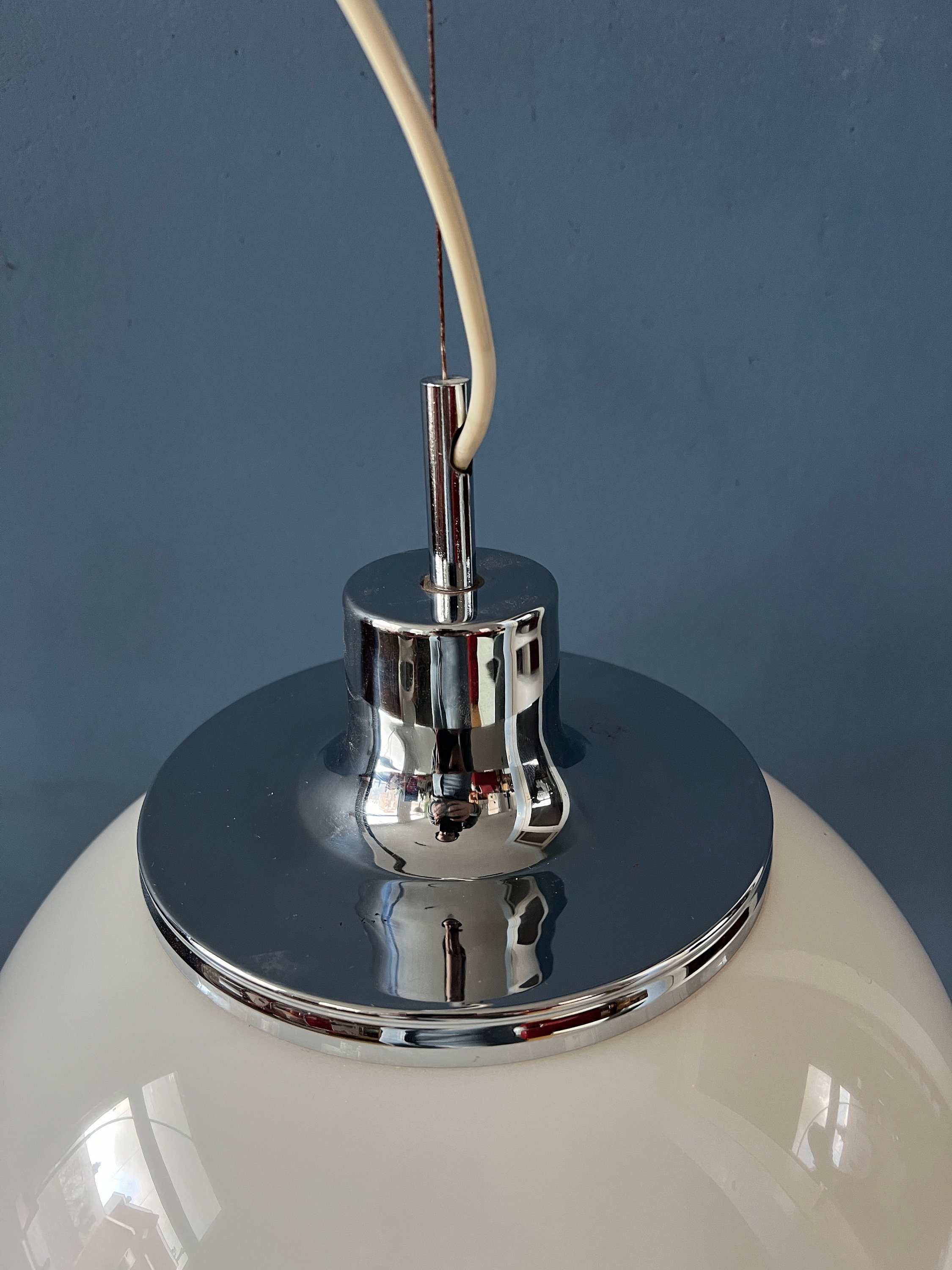 Mid Century Witte Guzzini Faro Plexiglas Hanglamp image 11