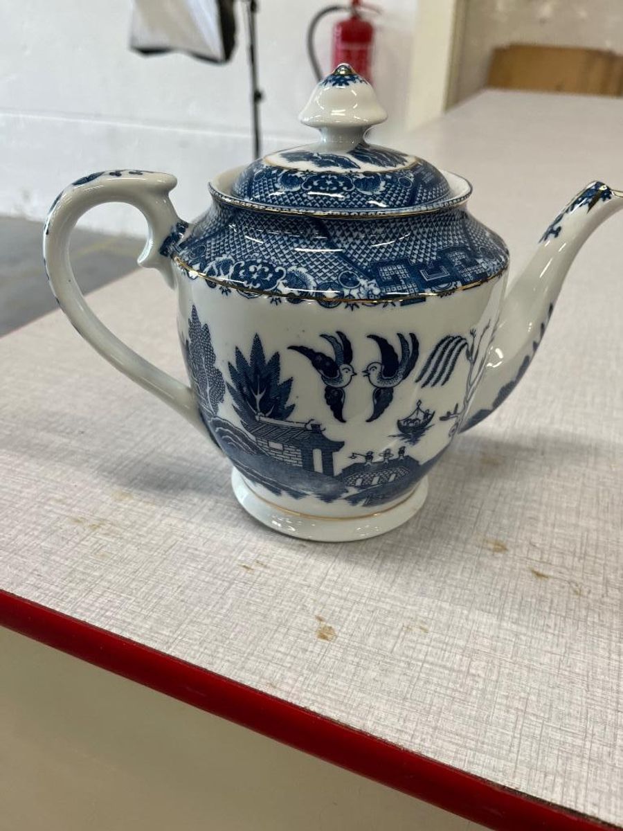 Vintage Compleet 12delig Koffieservies In Old Willow Stijl image 9