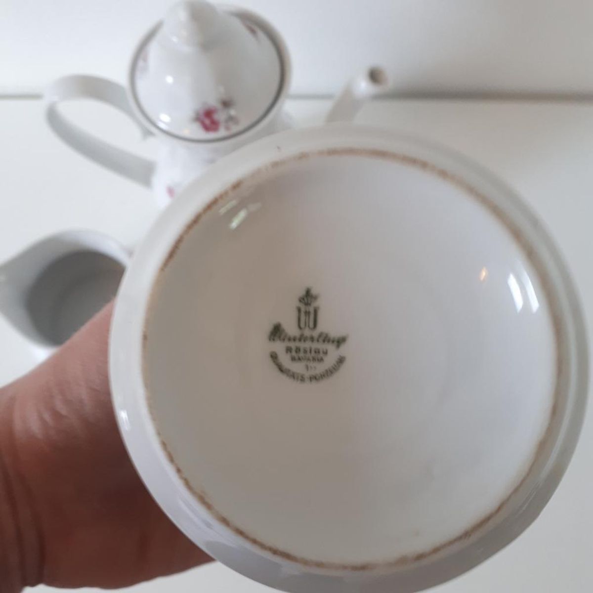 Bavaria Vintage Thee Servies Theepot Suikerpot Kannetje image 8