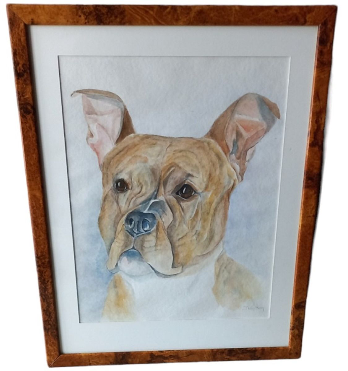 Aquarel J. Van Roey "hond". image 2