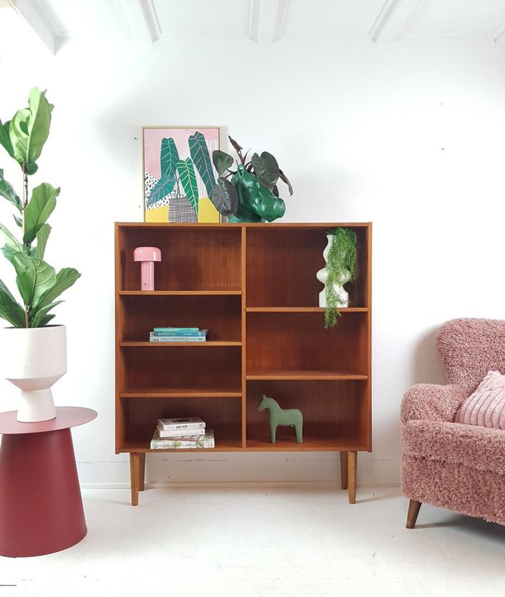 Vintage Boekenkast Teak | Danish Book Case image 1