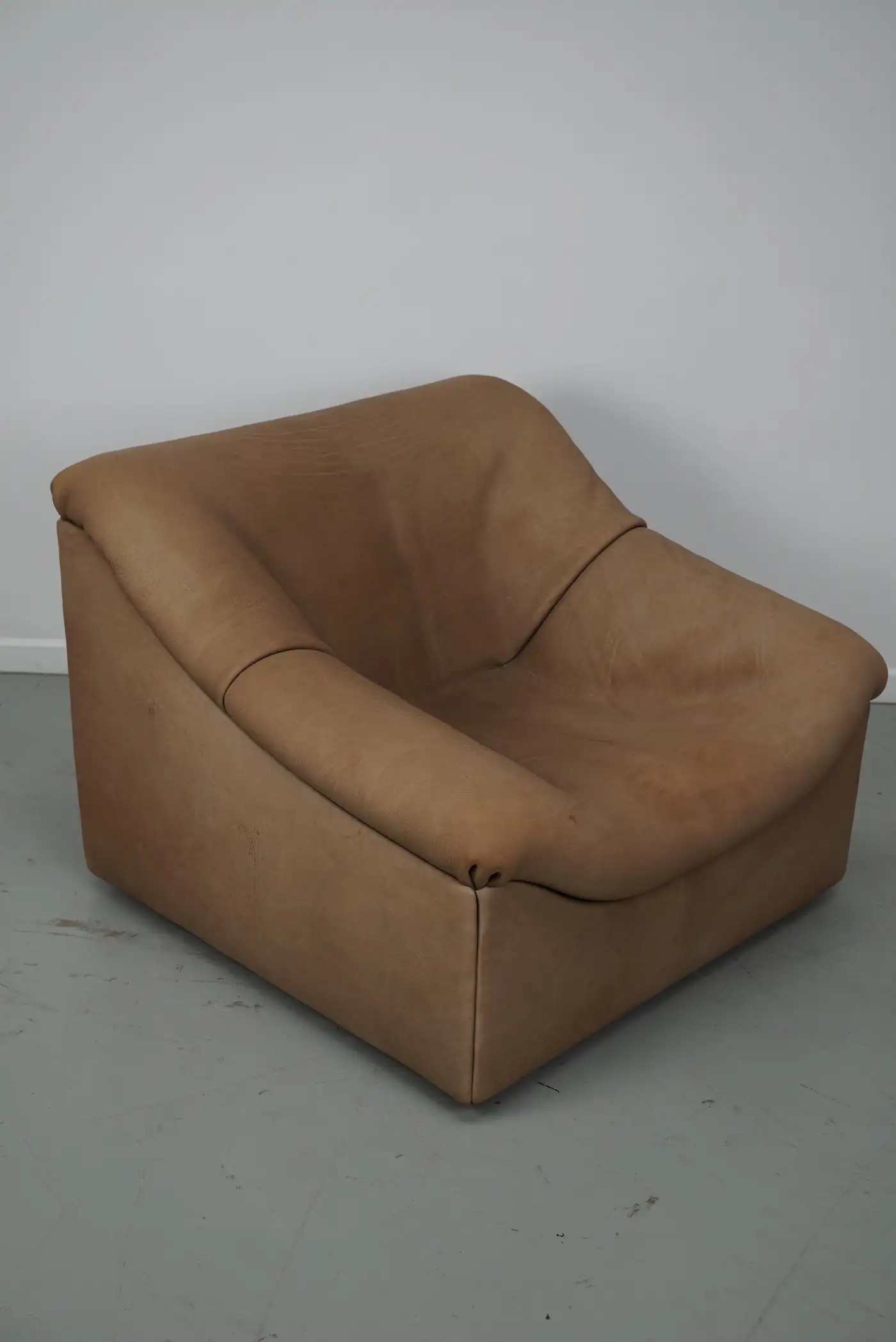 De Sede Ds46 Lounge Fauteuil In Tan/beige Buffelleer, Zwitserland image 8