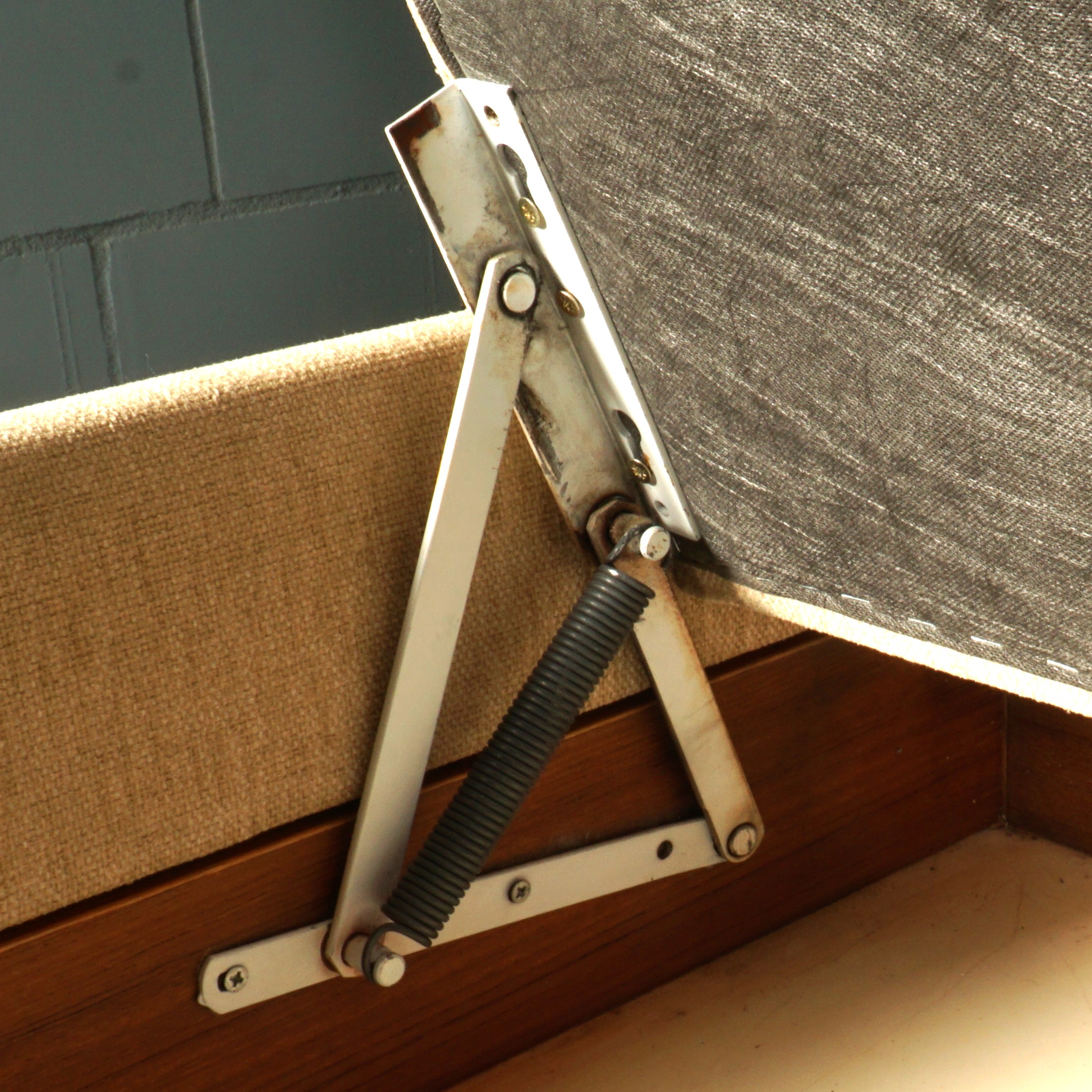 Vintage Deense Klepbank – Den Blaa Fabrik – Jaren 60 image 17