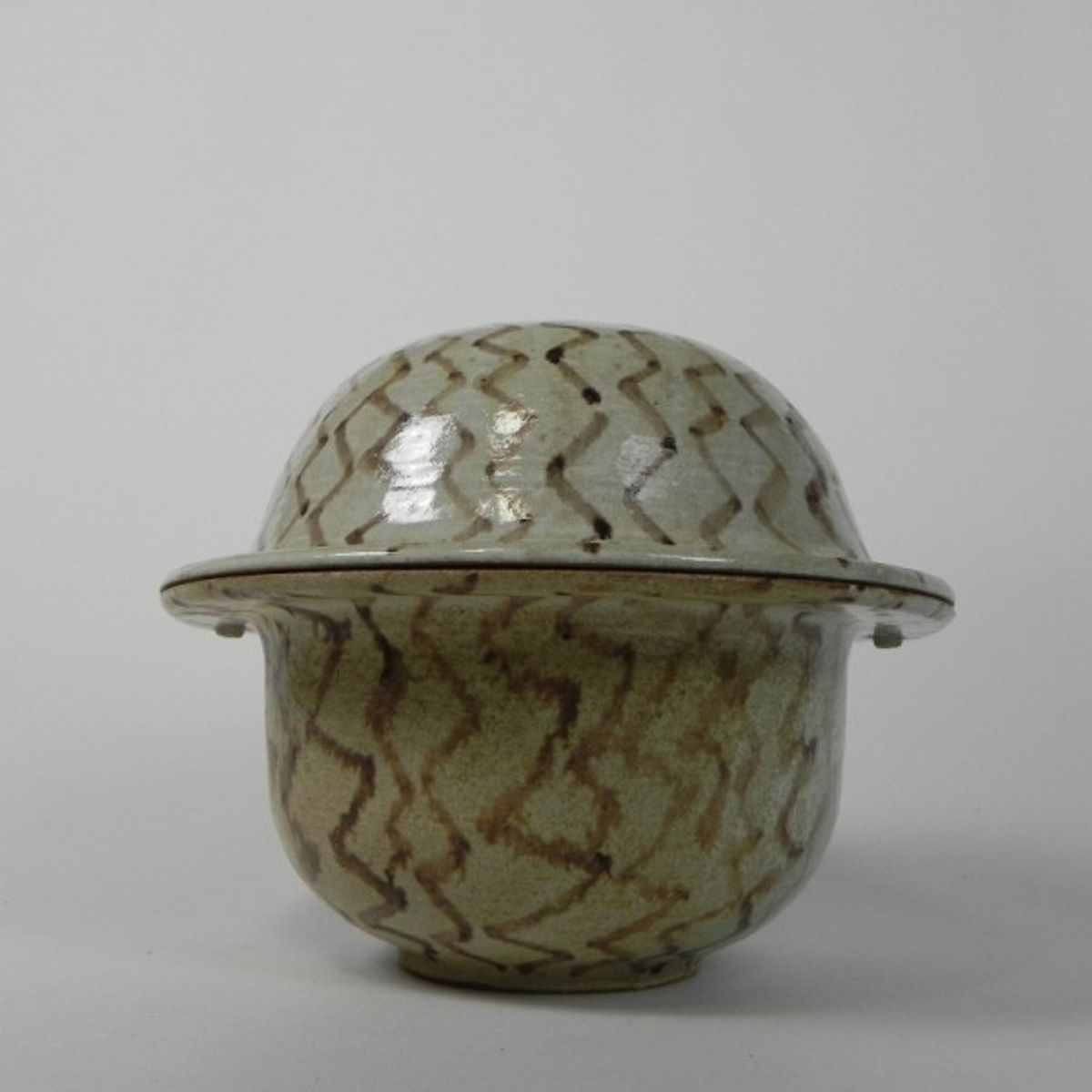 Keramische Pot Met Deksel Johan Van Loon, 1975 image 5
