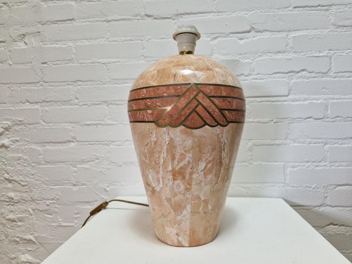 Roze Marmeren Mozaïek Lamp, 1980s image 3
