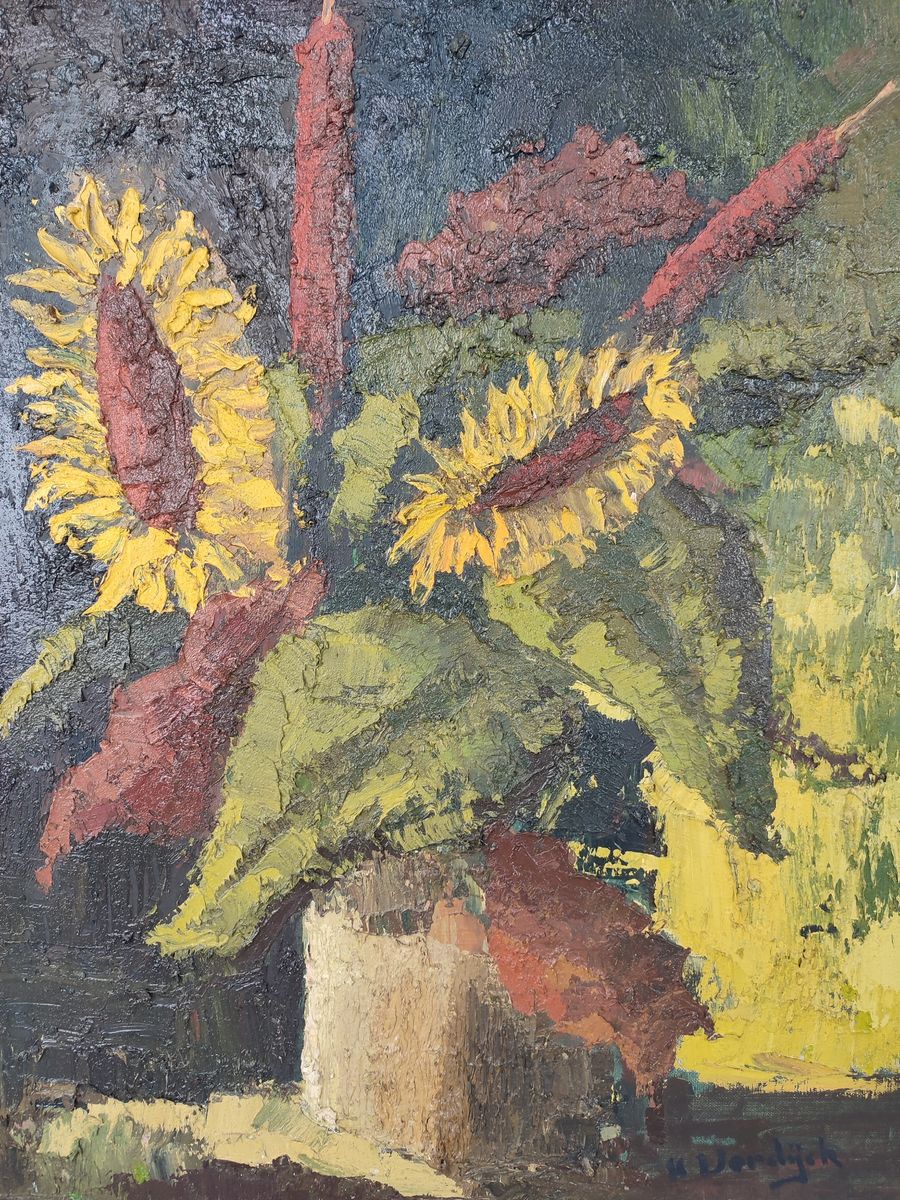 H. Verdijck - Stilleven Met Zonnebloemen image 1