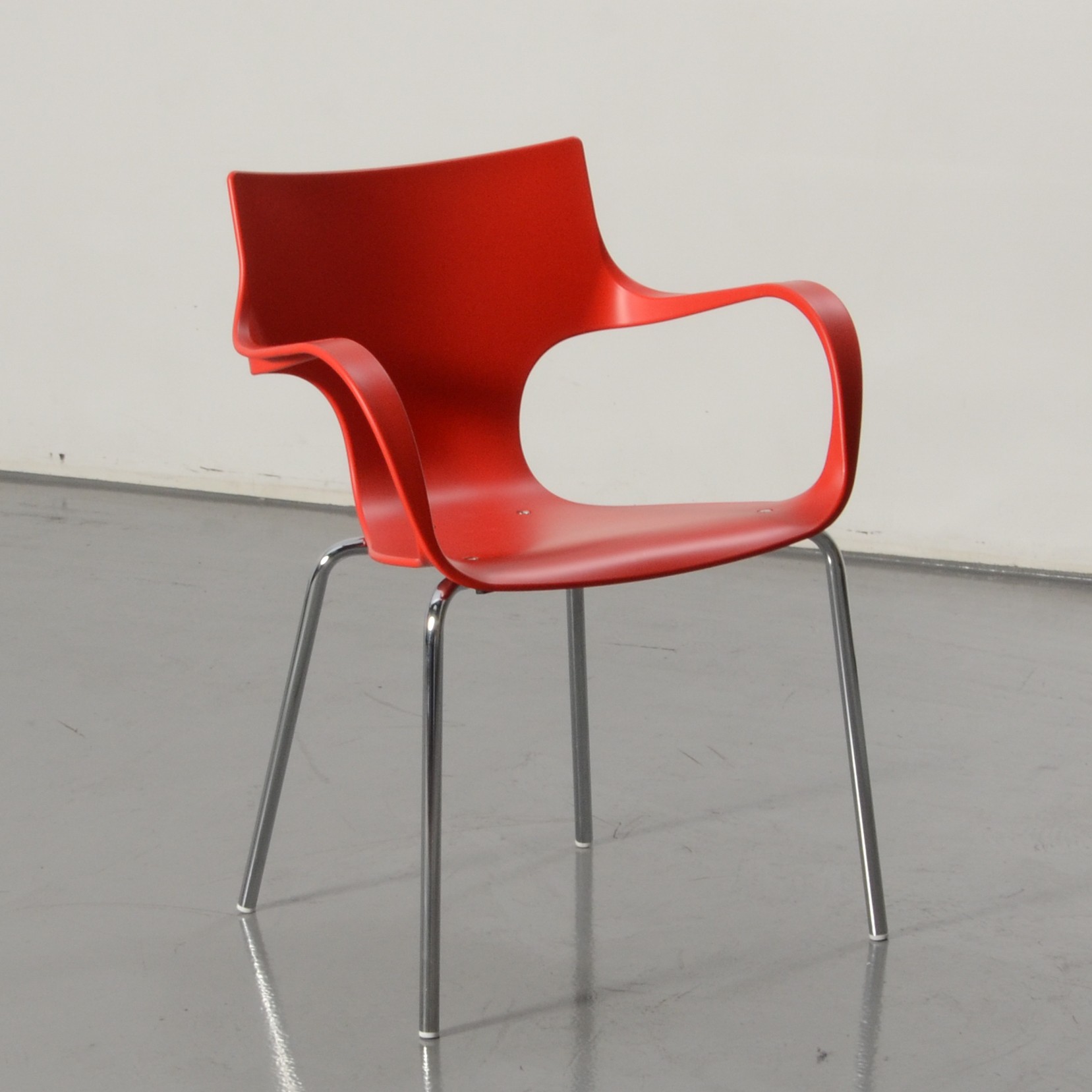 Acta Vergaderstoel, Rood, 4-Poot Onderstel image 2