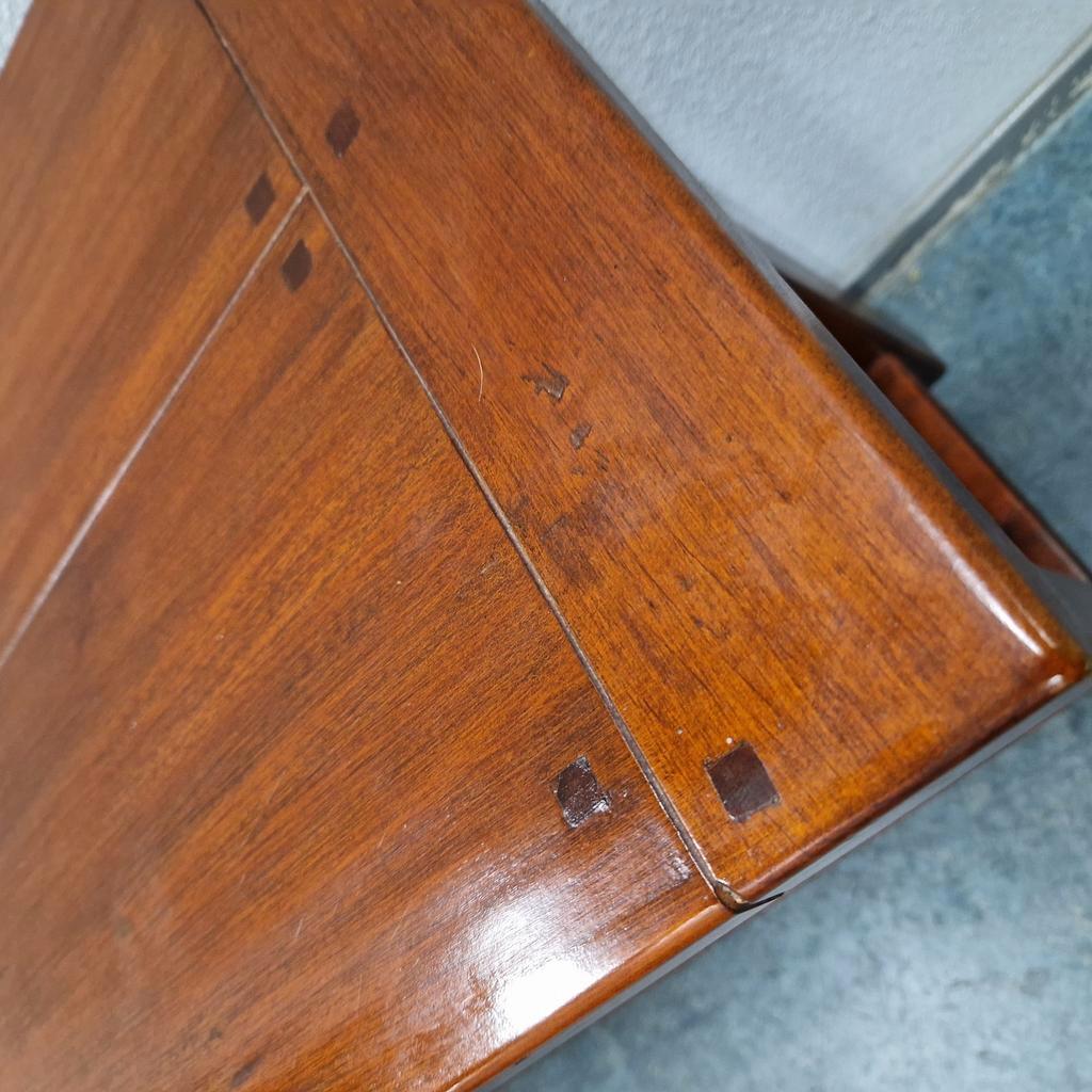 Klassieke Noten / Kersen Vintage Sidetable Dressoir Ladekast image 9