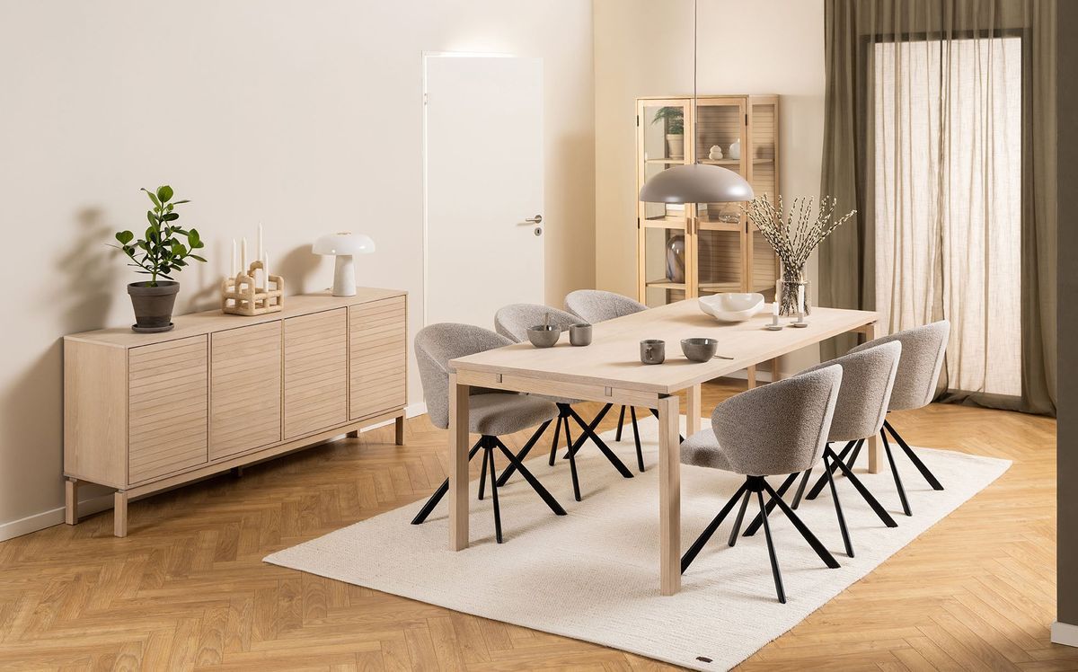 Koro Eetkamerstoel - Set Van 2 - Beige Bouclé image 10