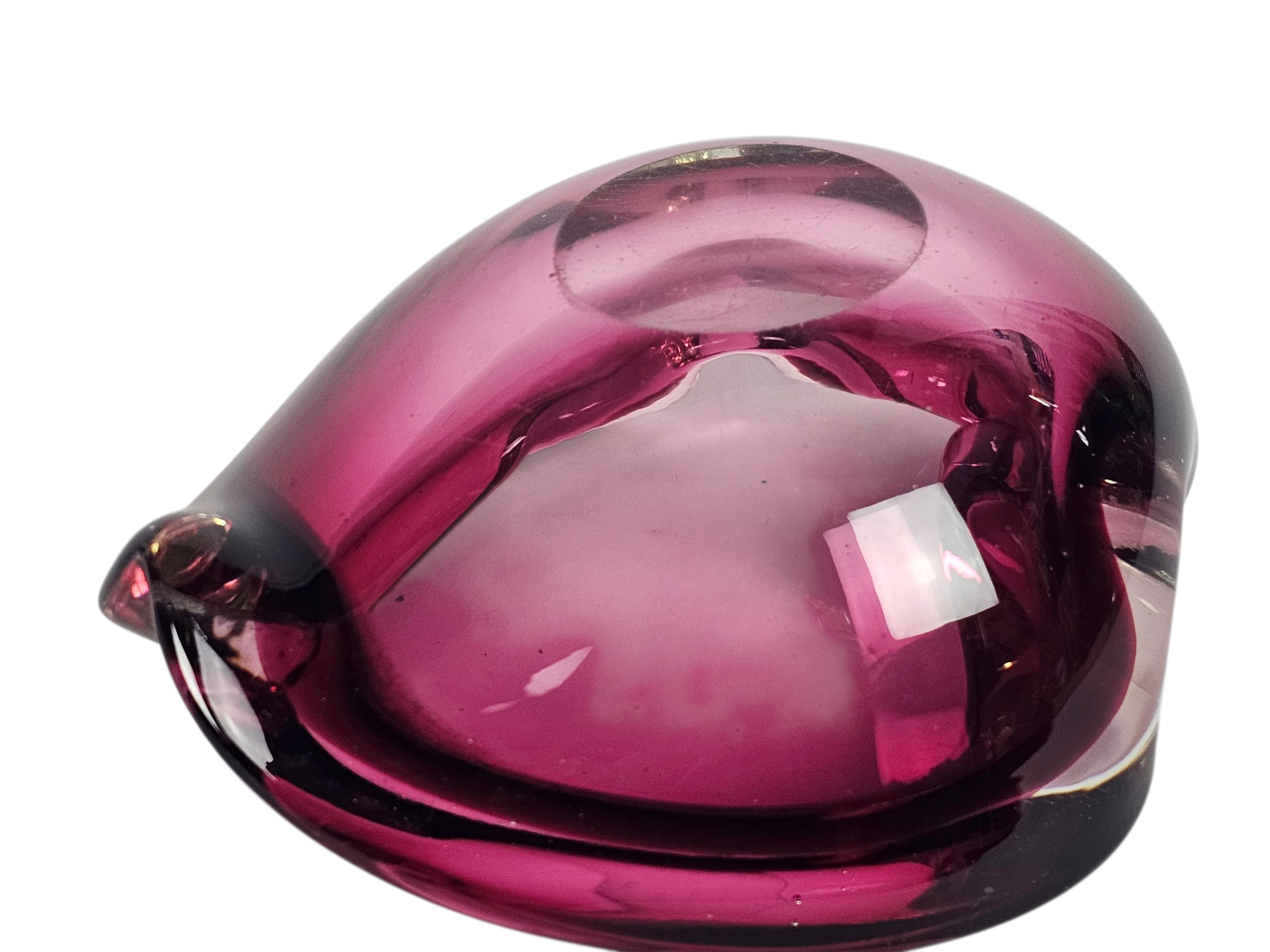 Murano - Sommerso - Flavio Poli - Sommerso - Transparant - Roze - Paars - 70's image 4