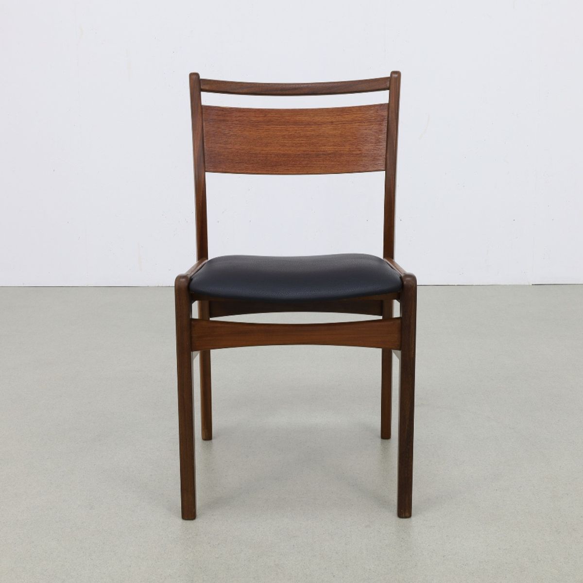 4x Vintage Eetkamerstoel Teak, 1960s Nieuw Bekleed image 10