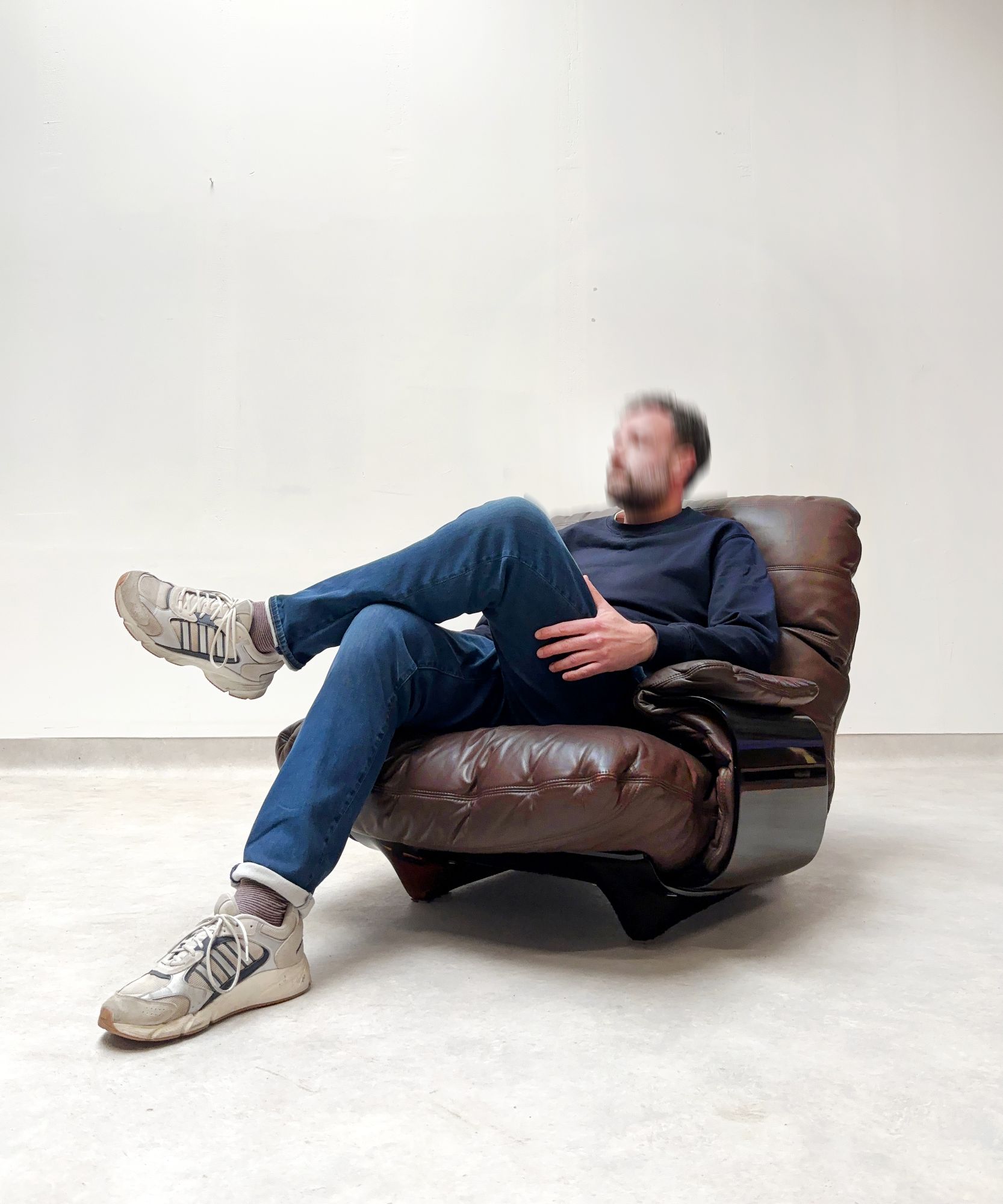 Ligne Roset Marsala - Fauteuil En Ottman - Bruin Leder image 19