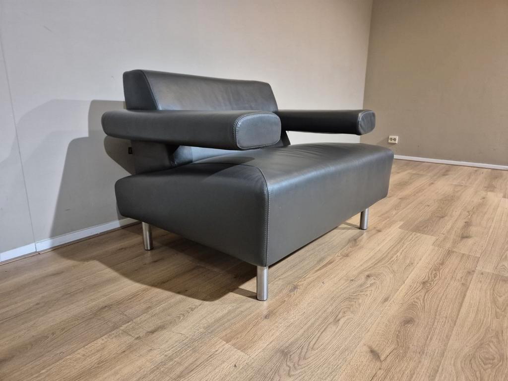 Havee Cloak - Loveseat - Antraciet - Leder - Design - Zgan image 4