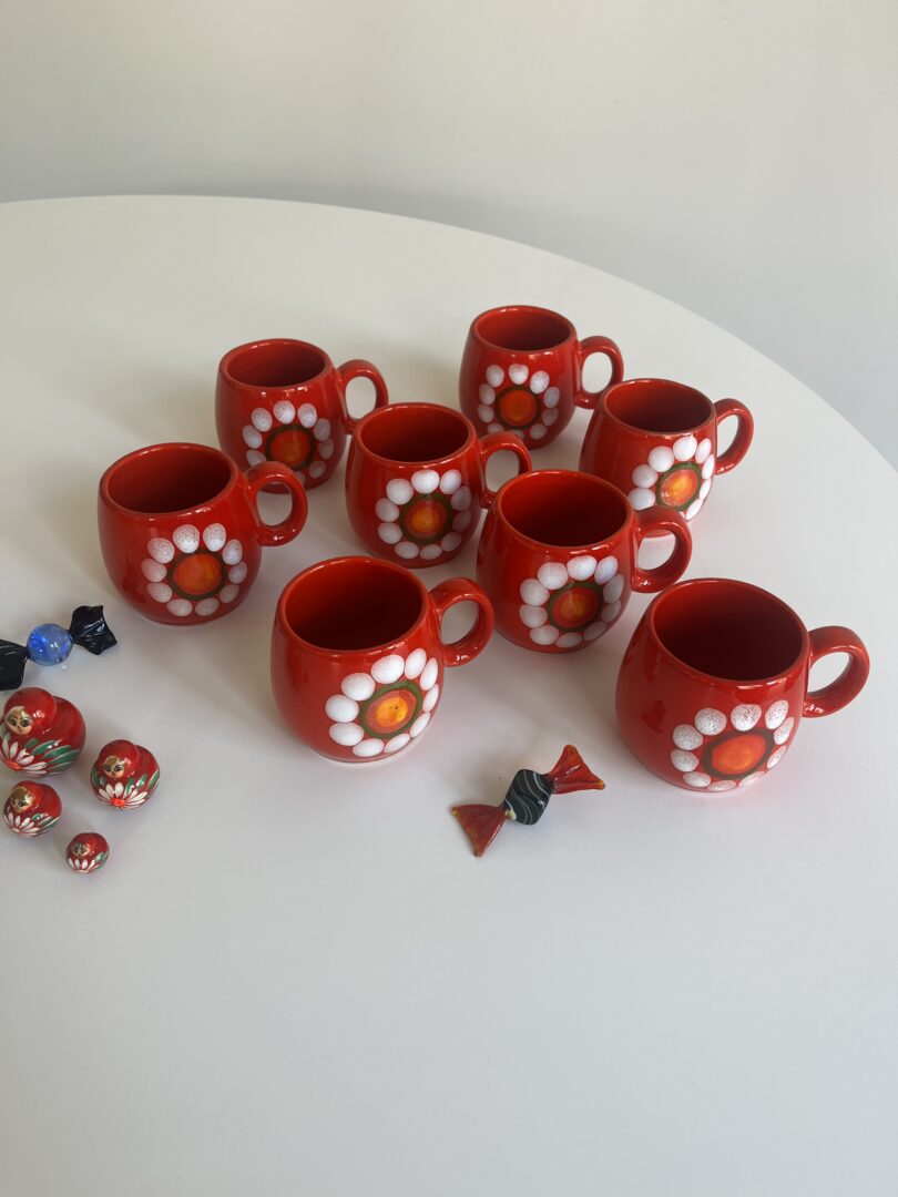 Punch Set 🍊 – Waechtersbach, West-germany Keramiek image 7