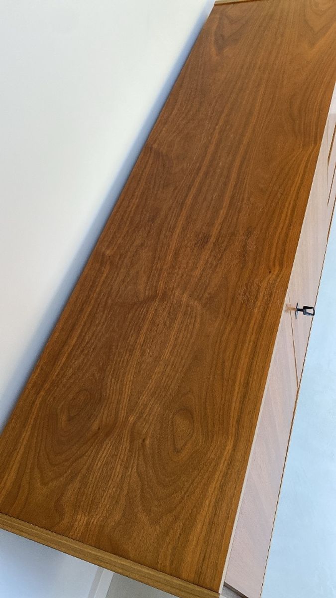 Vintage Houten Dressoir Met 3 Lades En 2 Deurtjes image 10