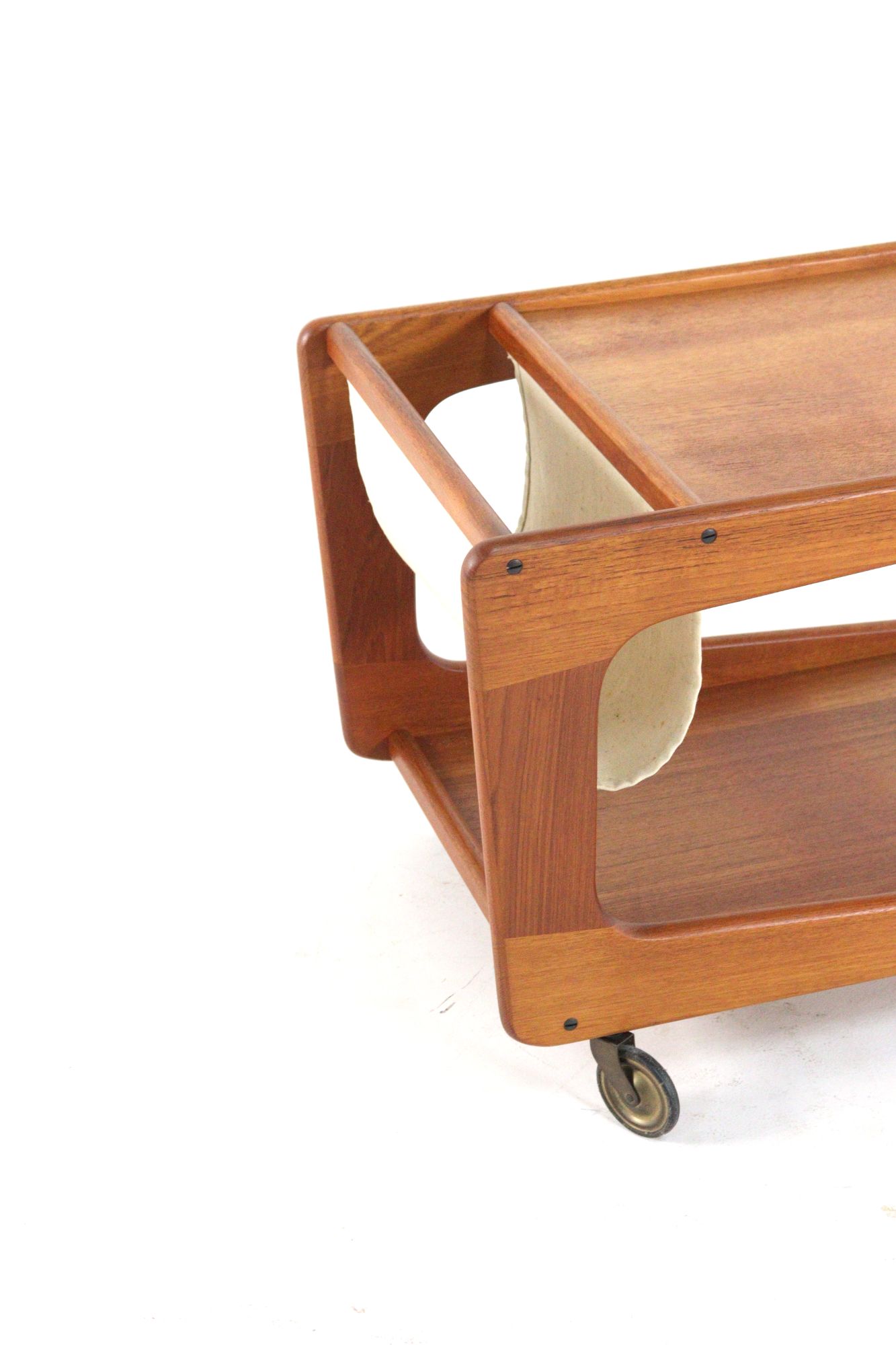 Sika Mobler Trolley Met Lectuurhouder Tijdschriftenrek Vintage Deens image 10