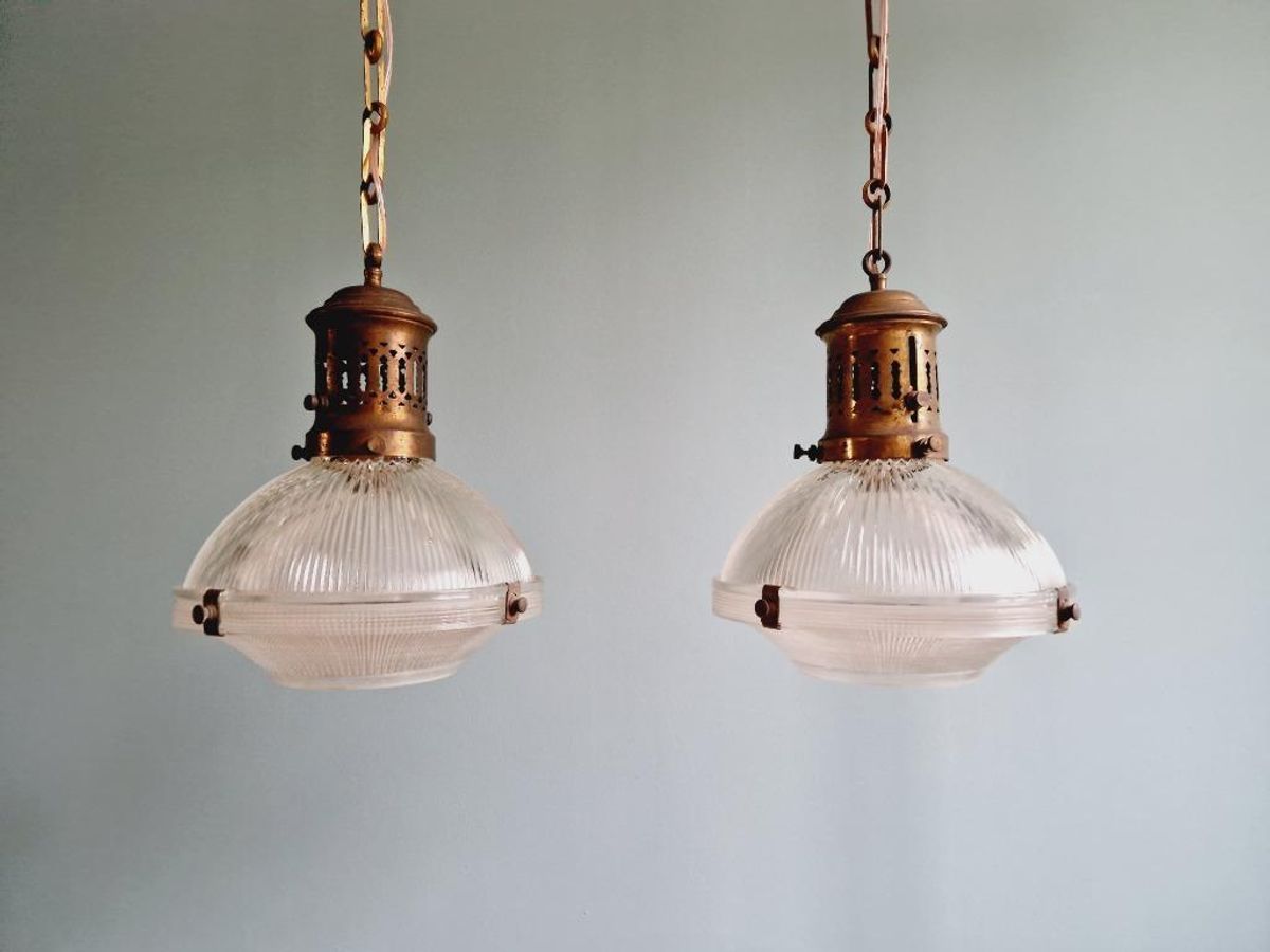 Prismatische Glazen Suspensie Van Holofaan, 1920-30s image 9